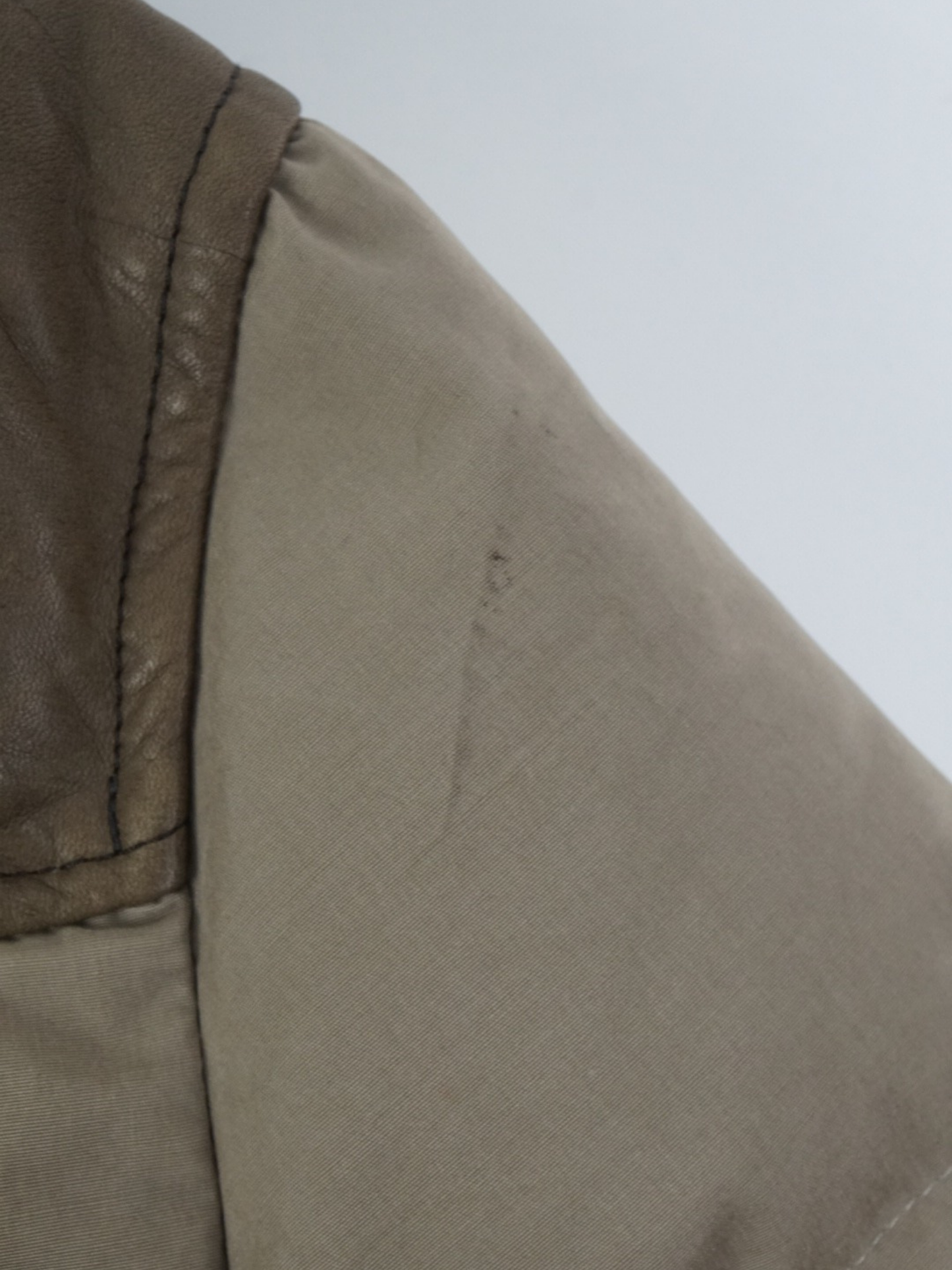 Doudoune Pyrenex beige/marron vintage (M)