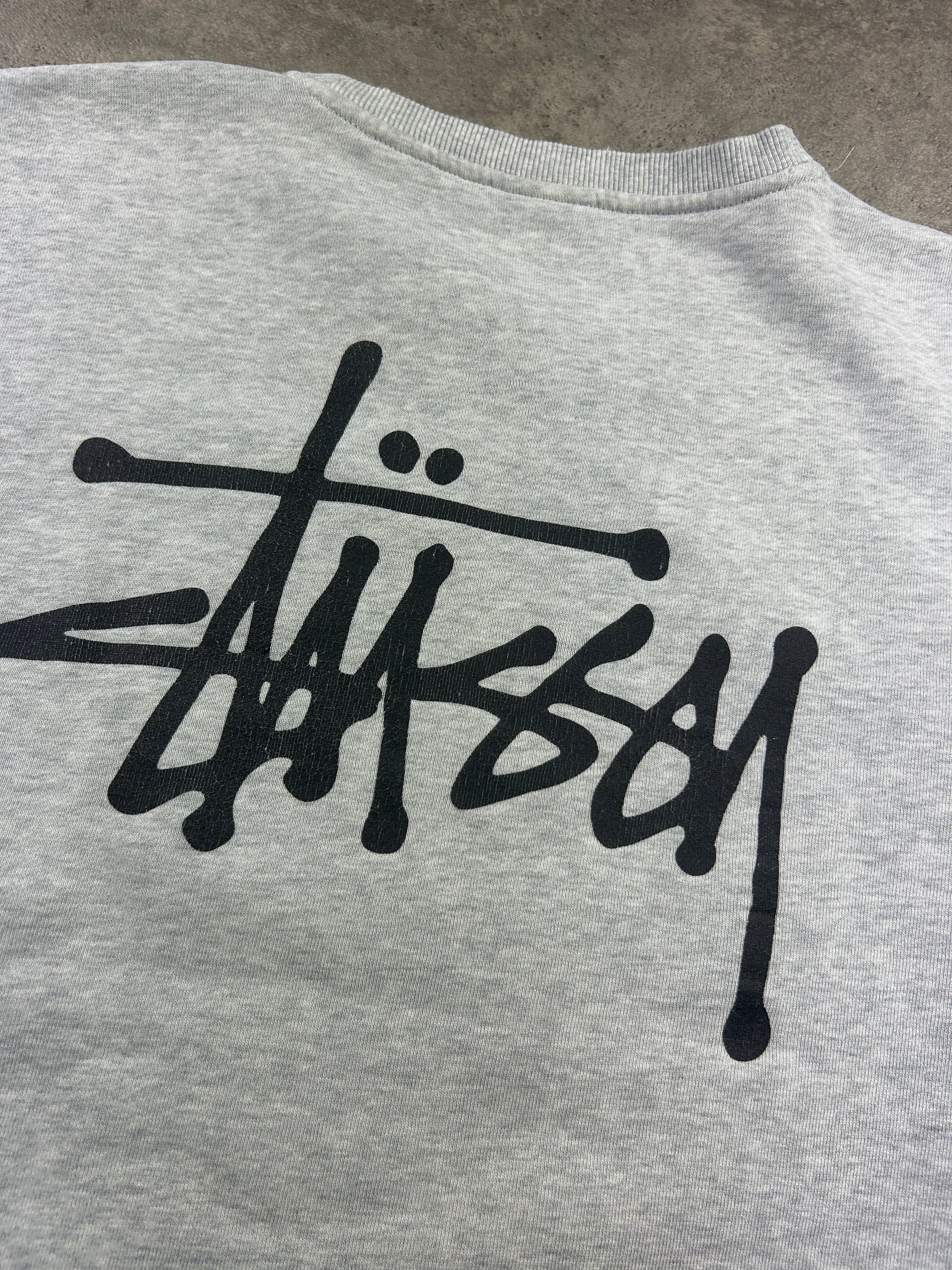 Sweat Stussy gris (L)