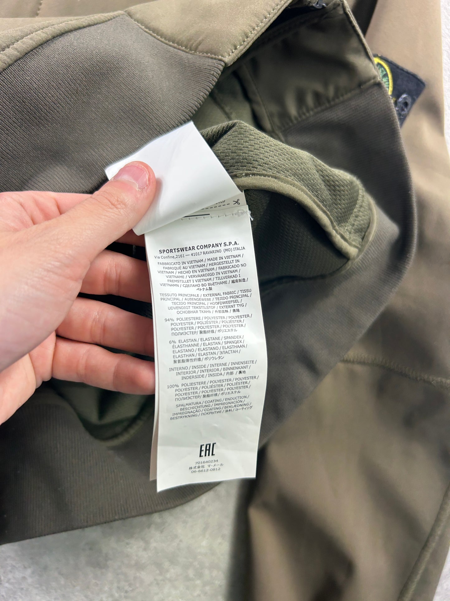 Veste softshell Stone Island (XS/S)