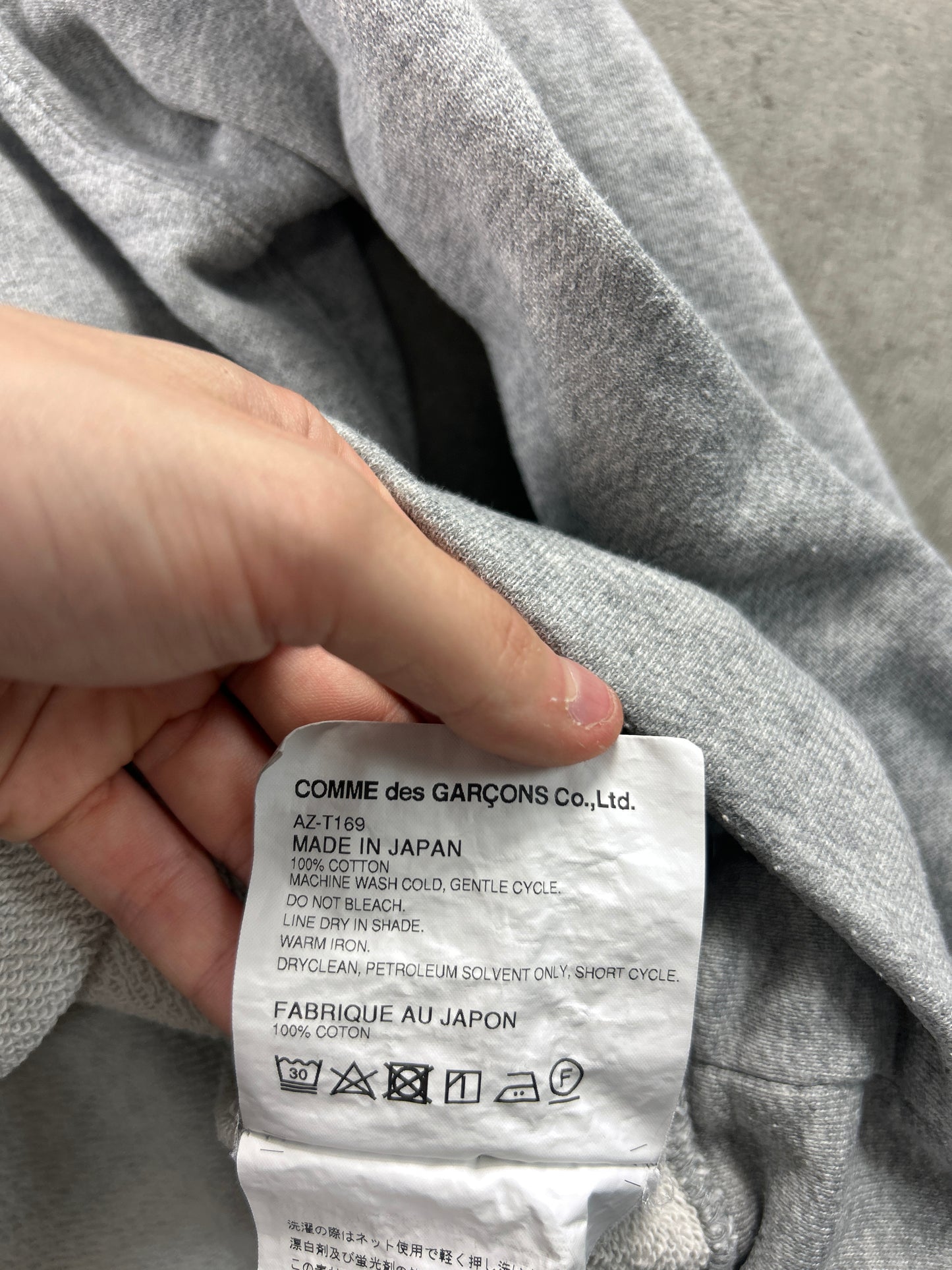 Sweat Comme des Garçons (L femme)