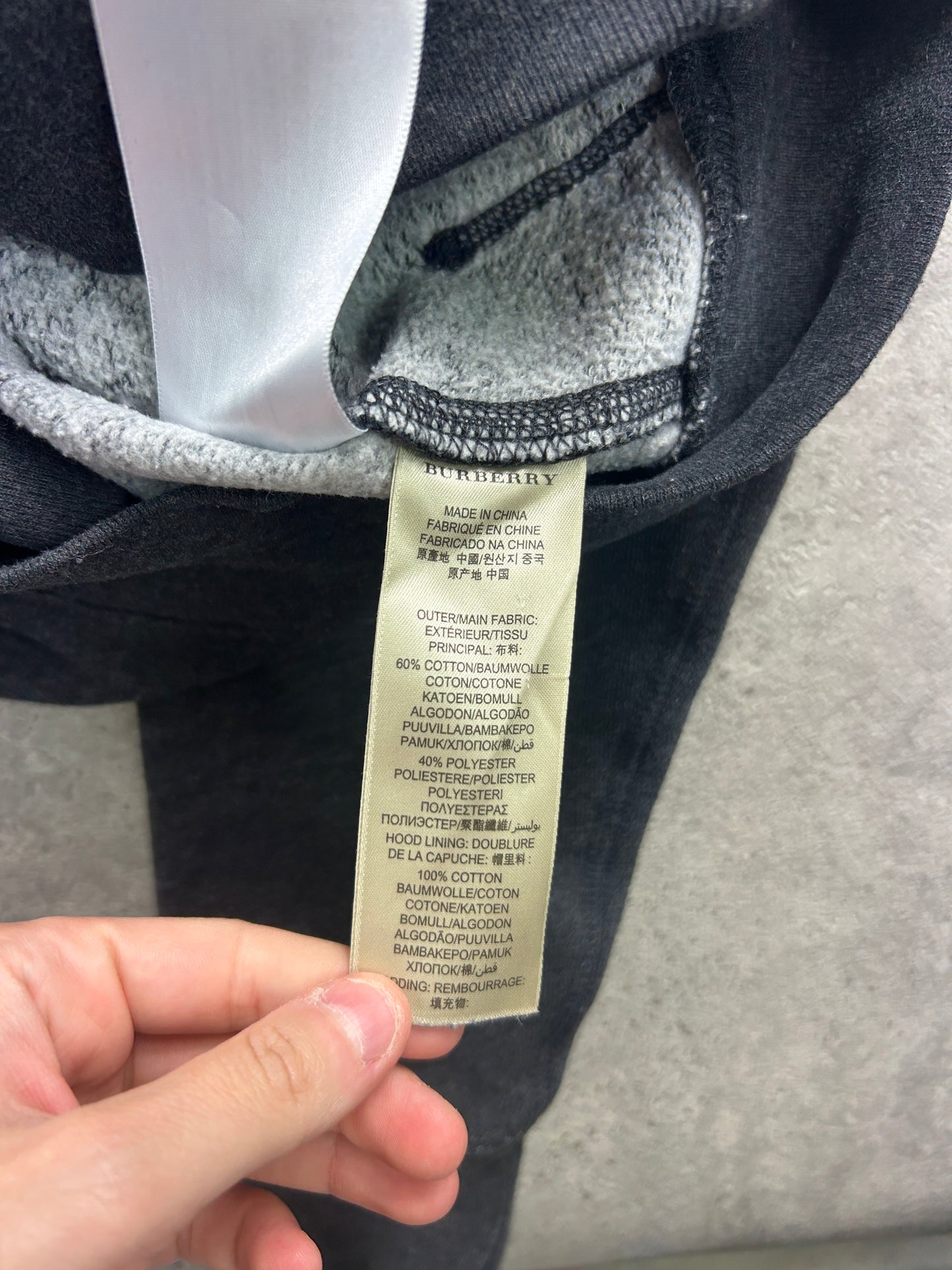 Sweat zippé Burberry (S)