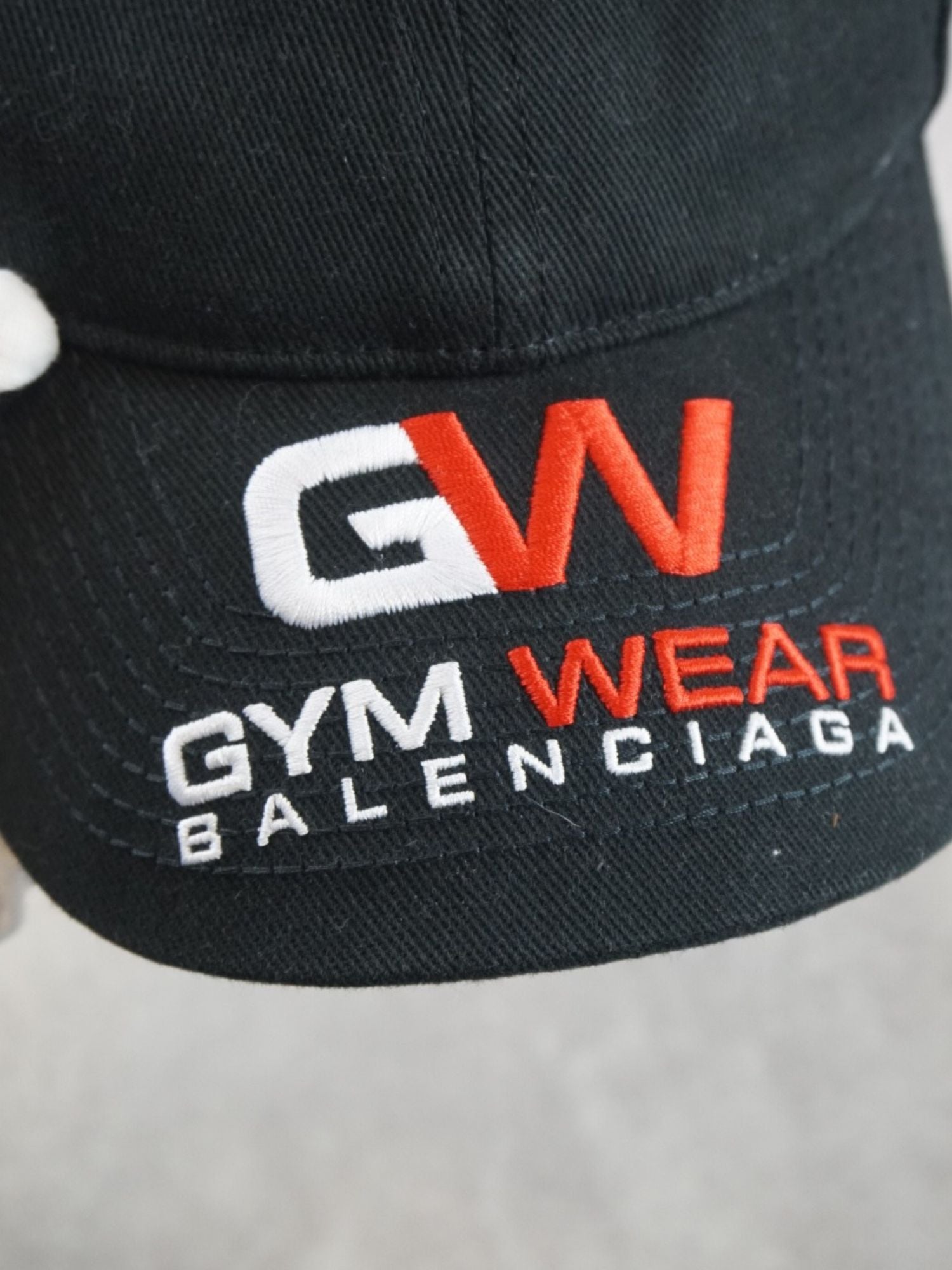 Casquette noire Balenciaga