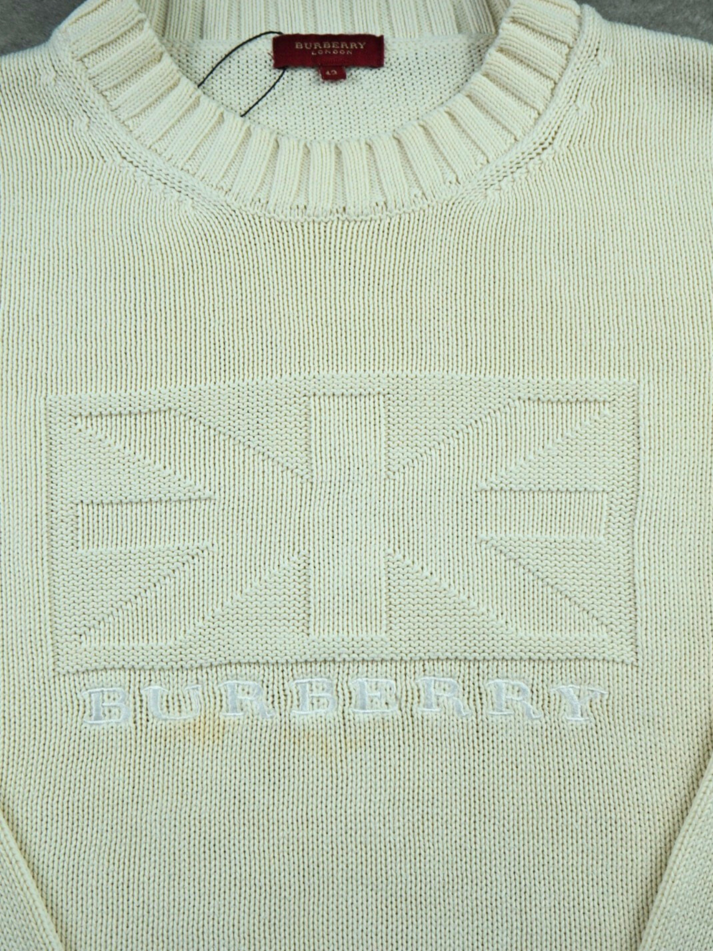 Pull en maille Burberry flag (M/L femme)