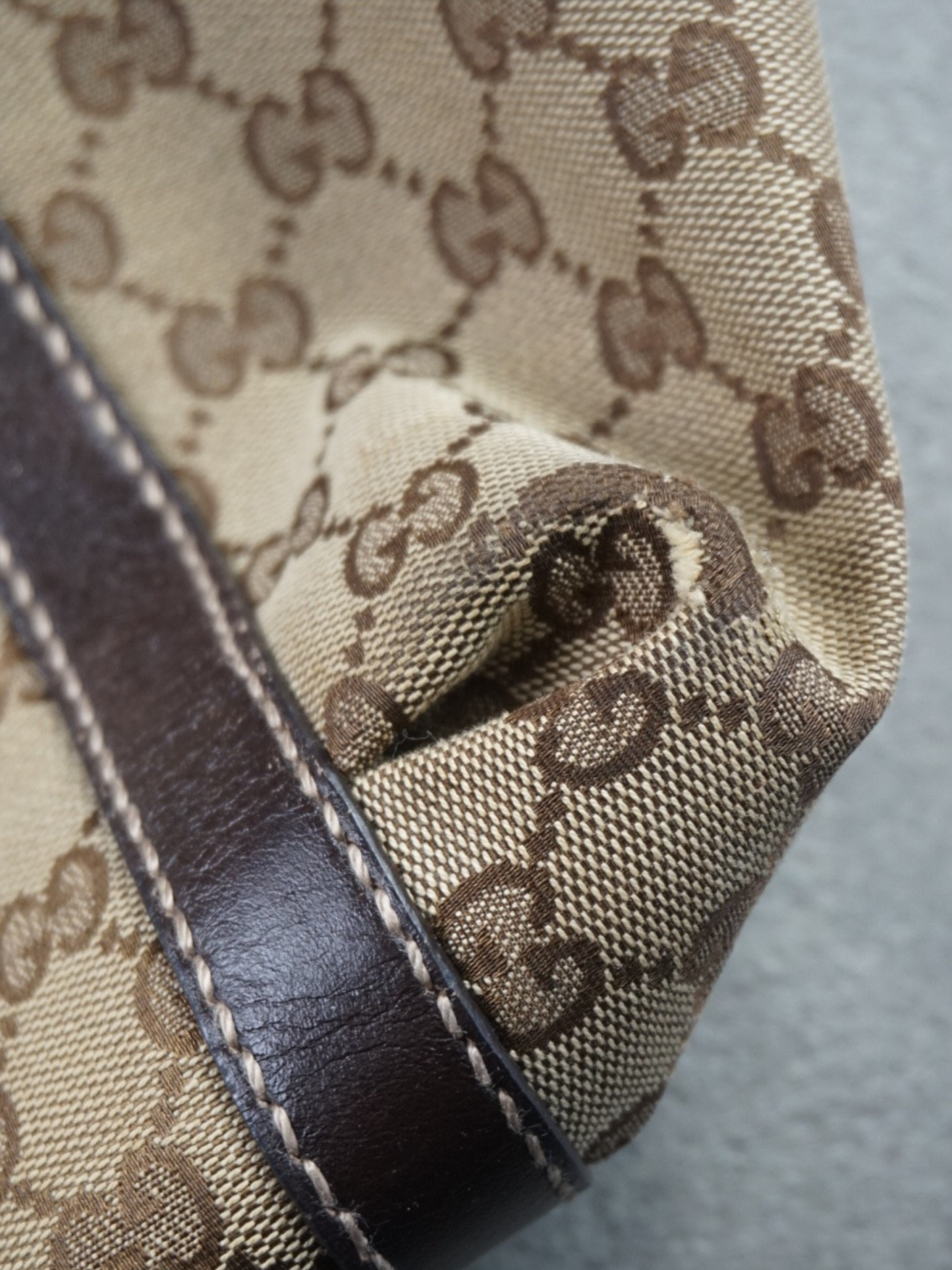 Sac à main Gucci GG canvas new ladies web tote bag
