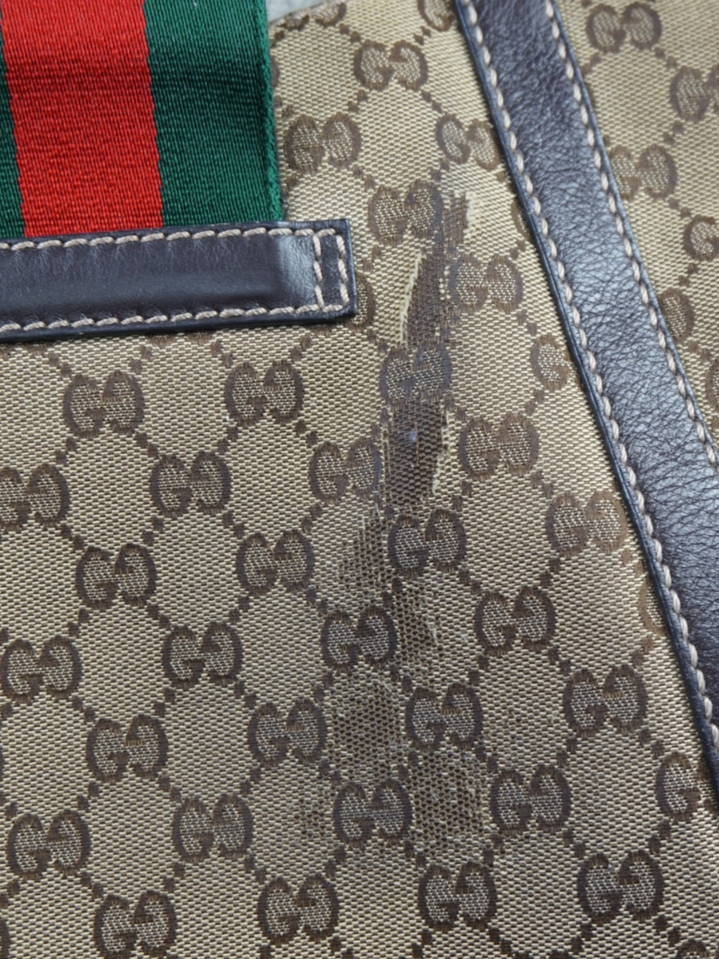 Sac à main Gucci GG canvas new ladies web tote bag