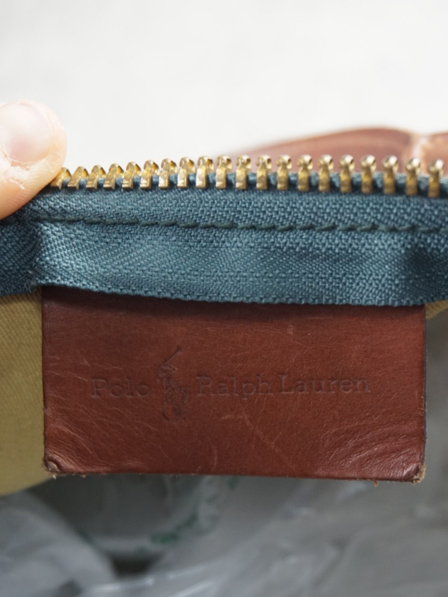 Sac de voyage en cuir Ralph Lauren