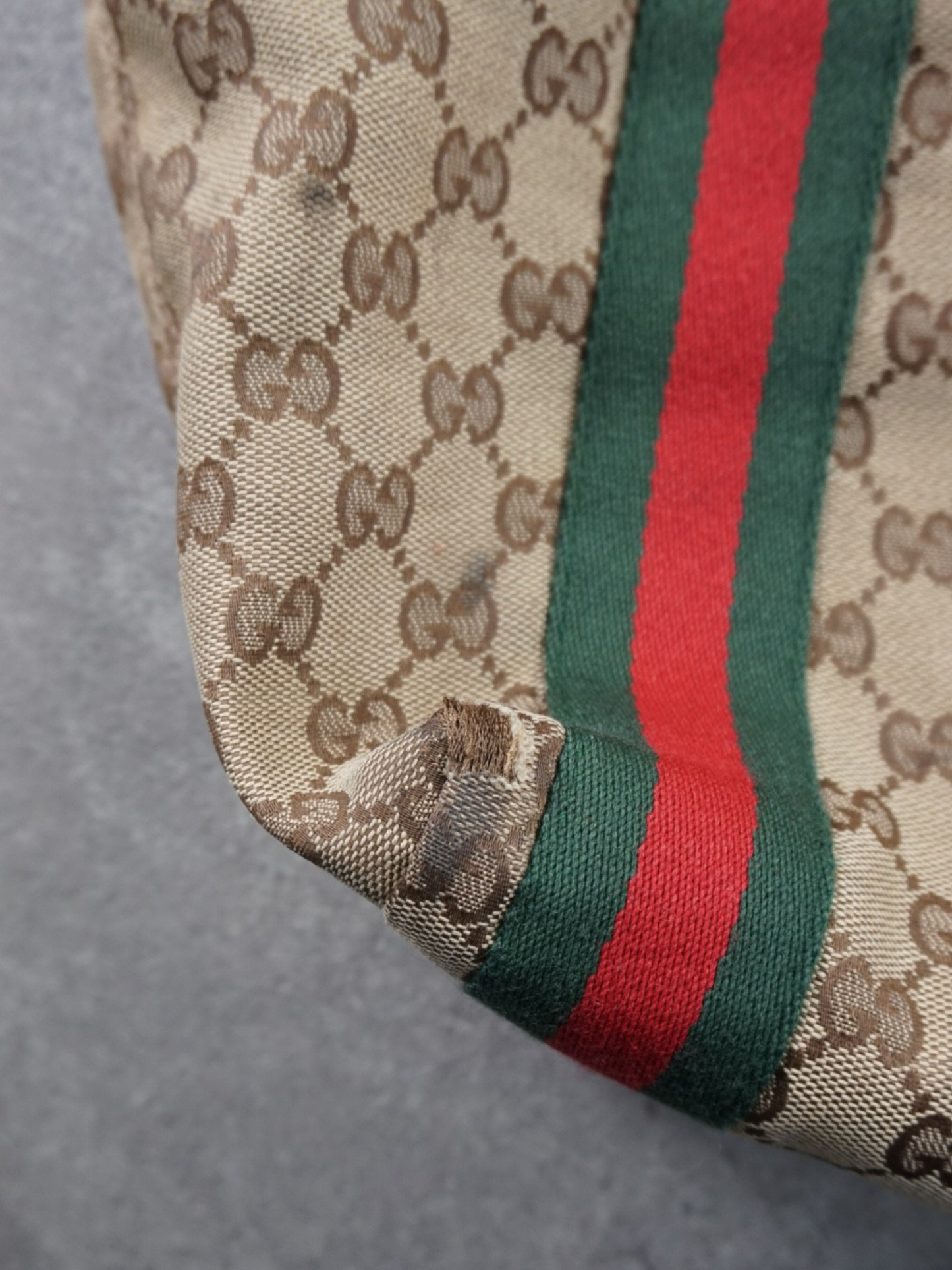 Sac à main Gucci GG Canvas Sherry line tote bag