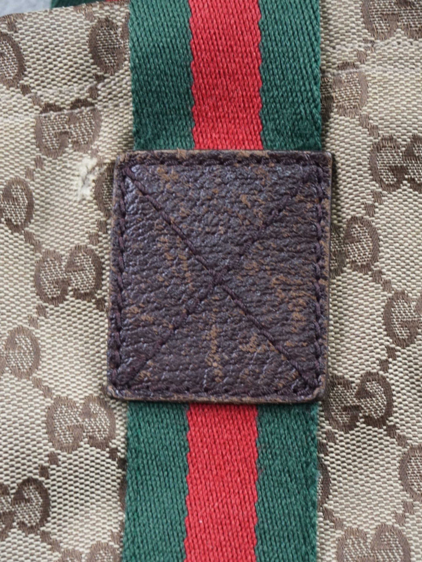 Sac à main Gucci GG Canvas Sherry line tote bag