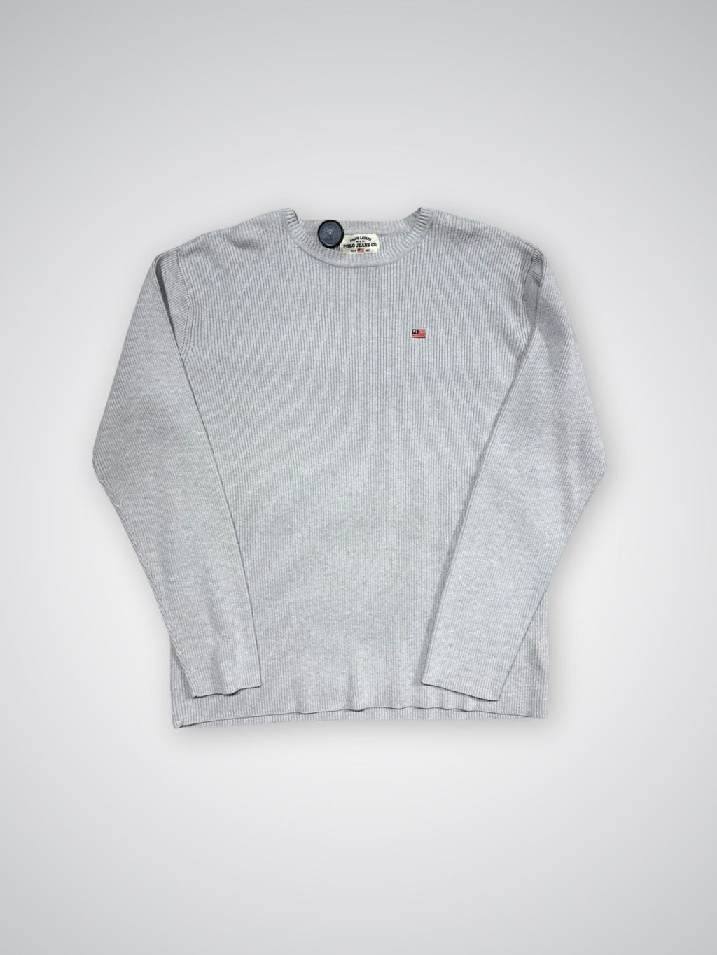 Pull fin côtelé Ralph Lauren (M)