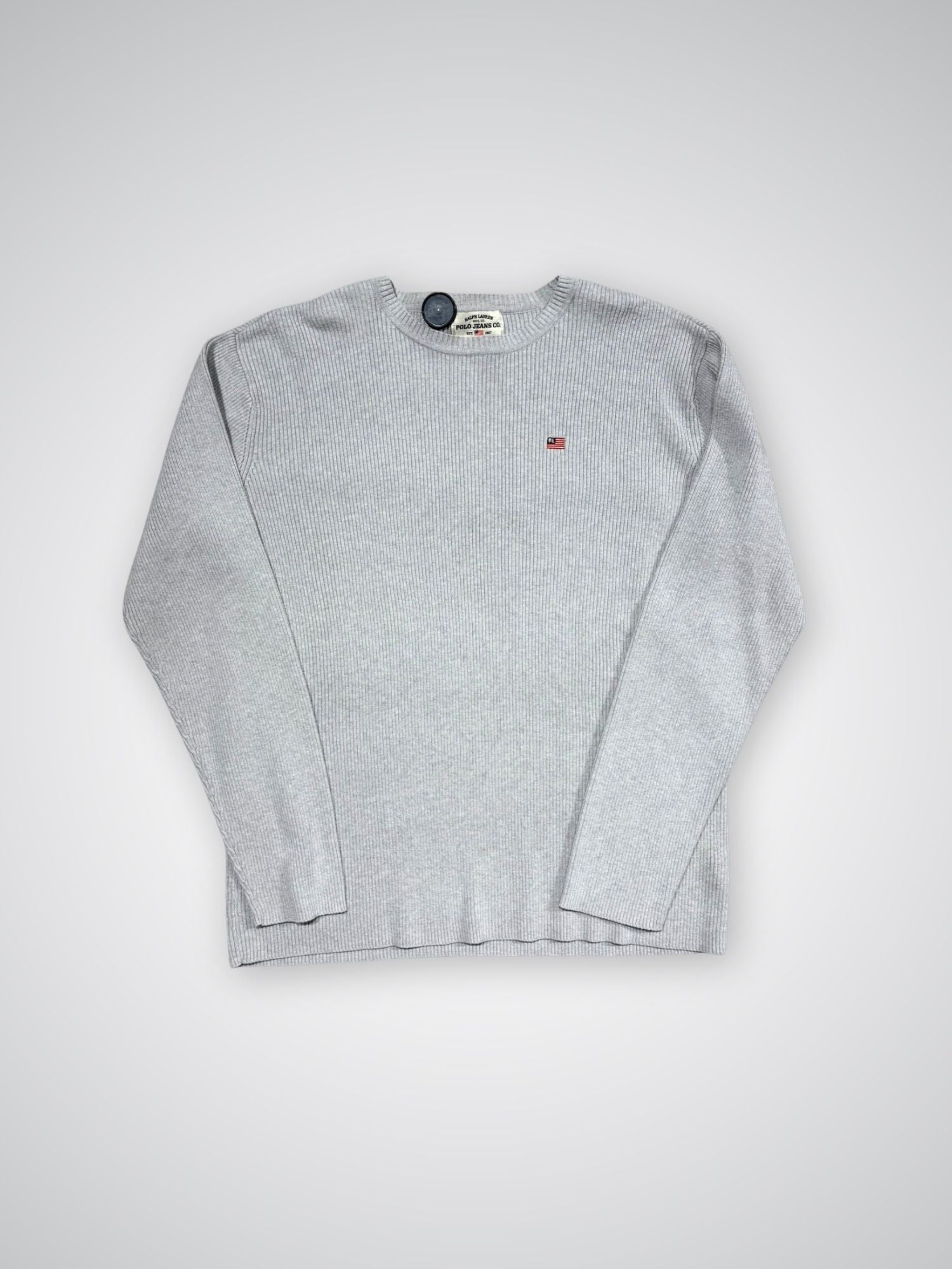 Pull fin côtelé Ralph Lauren (M)