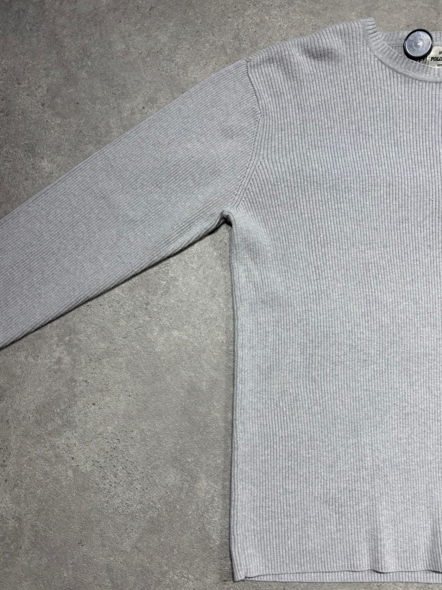 Pull fin côtelé Ralph Lauren (M)