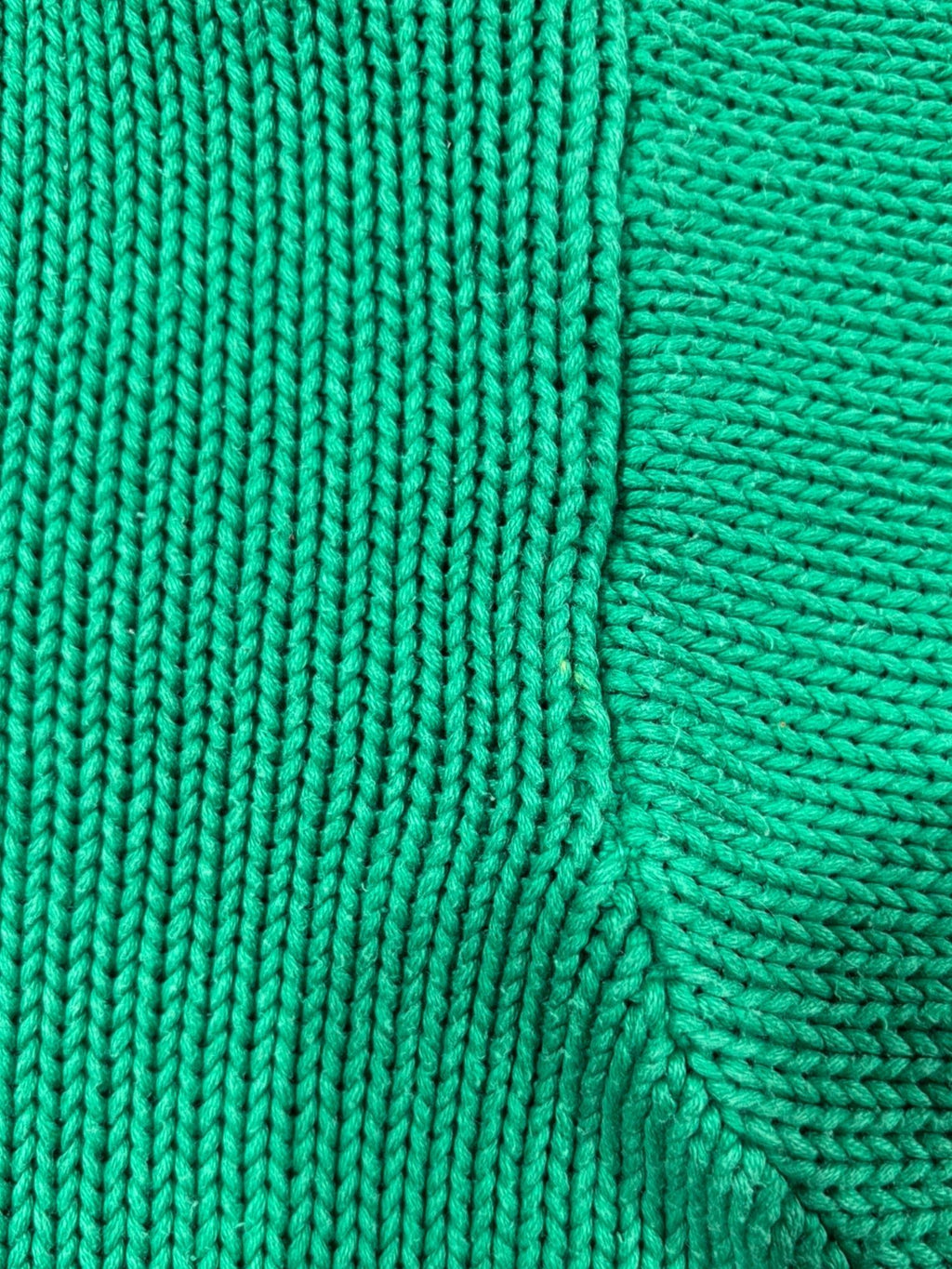 Pull Ralph Lauren grosses mailles vert (L)