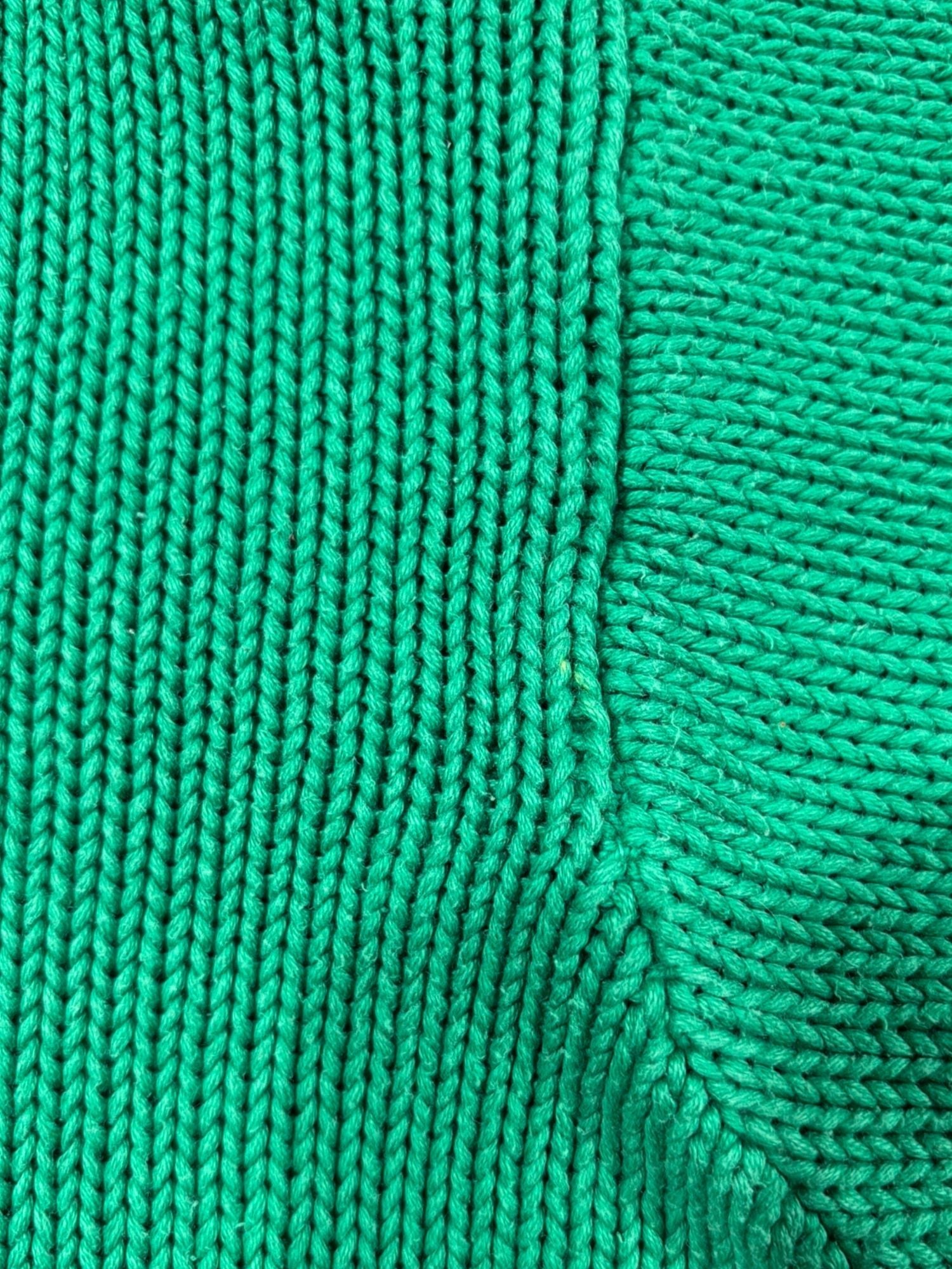 Pull Ralph Lauren grosses mailles vert (L)