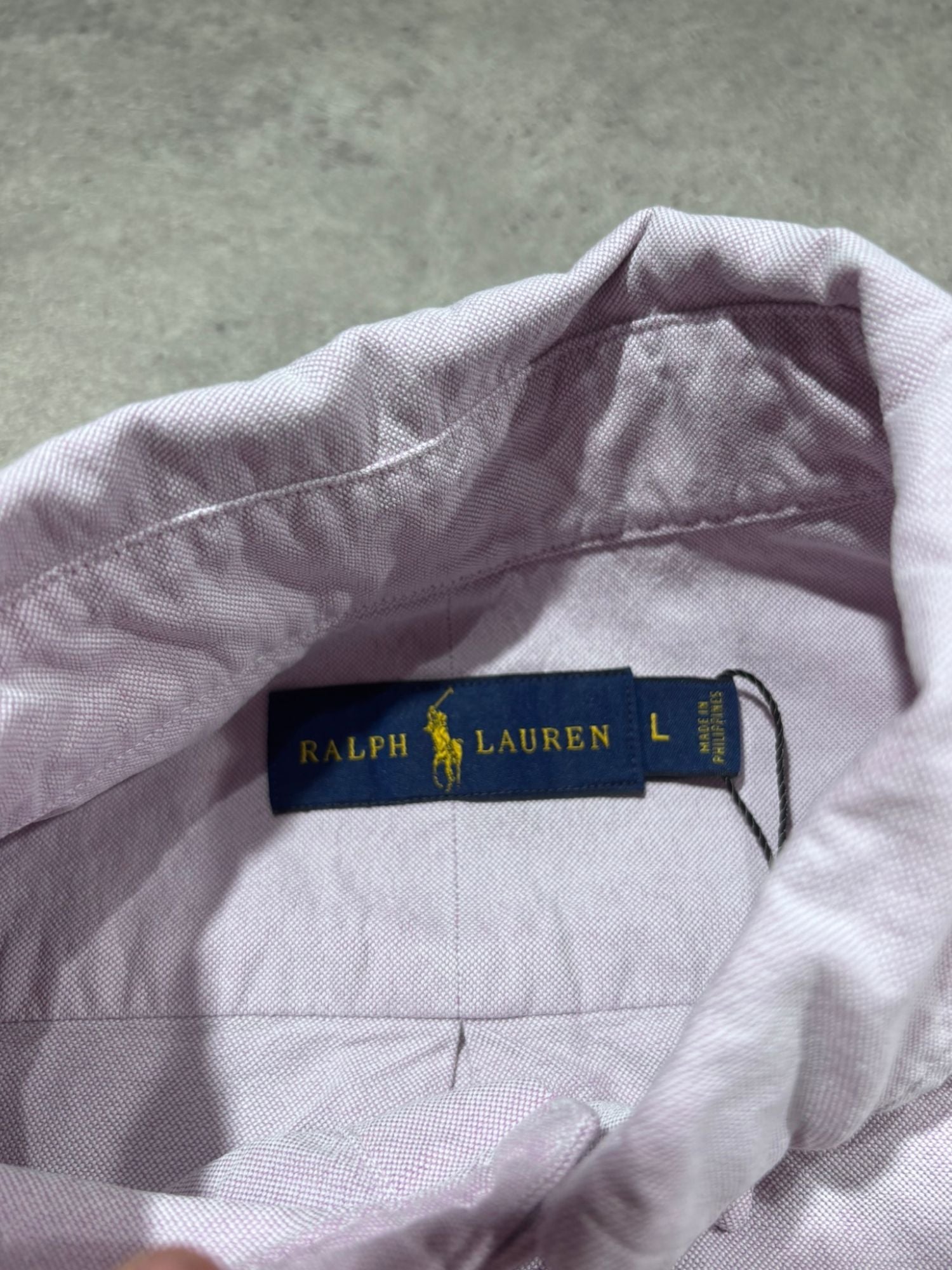 Chemise Ralph Lauren lilas/rose (L)