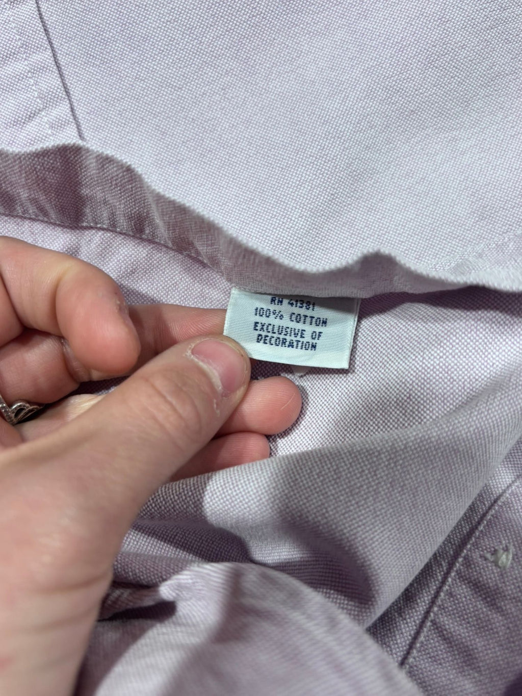 Chemise Ralph Lauren lilas/rose (L)