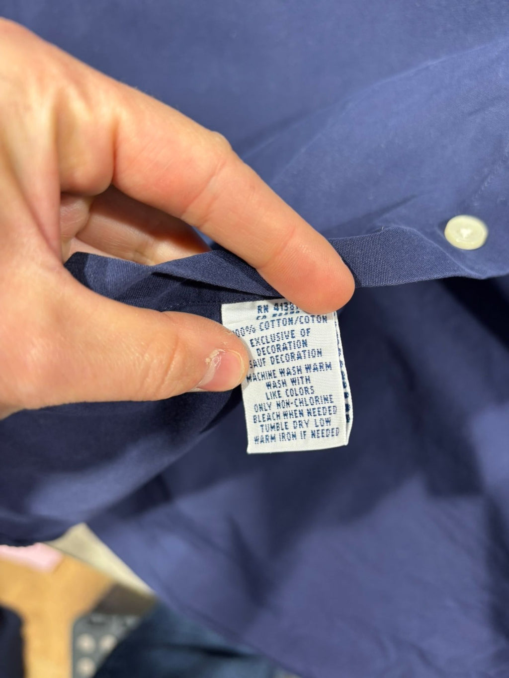 Chemise Ralph Lauren bleue (L)