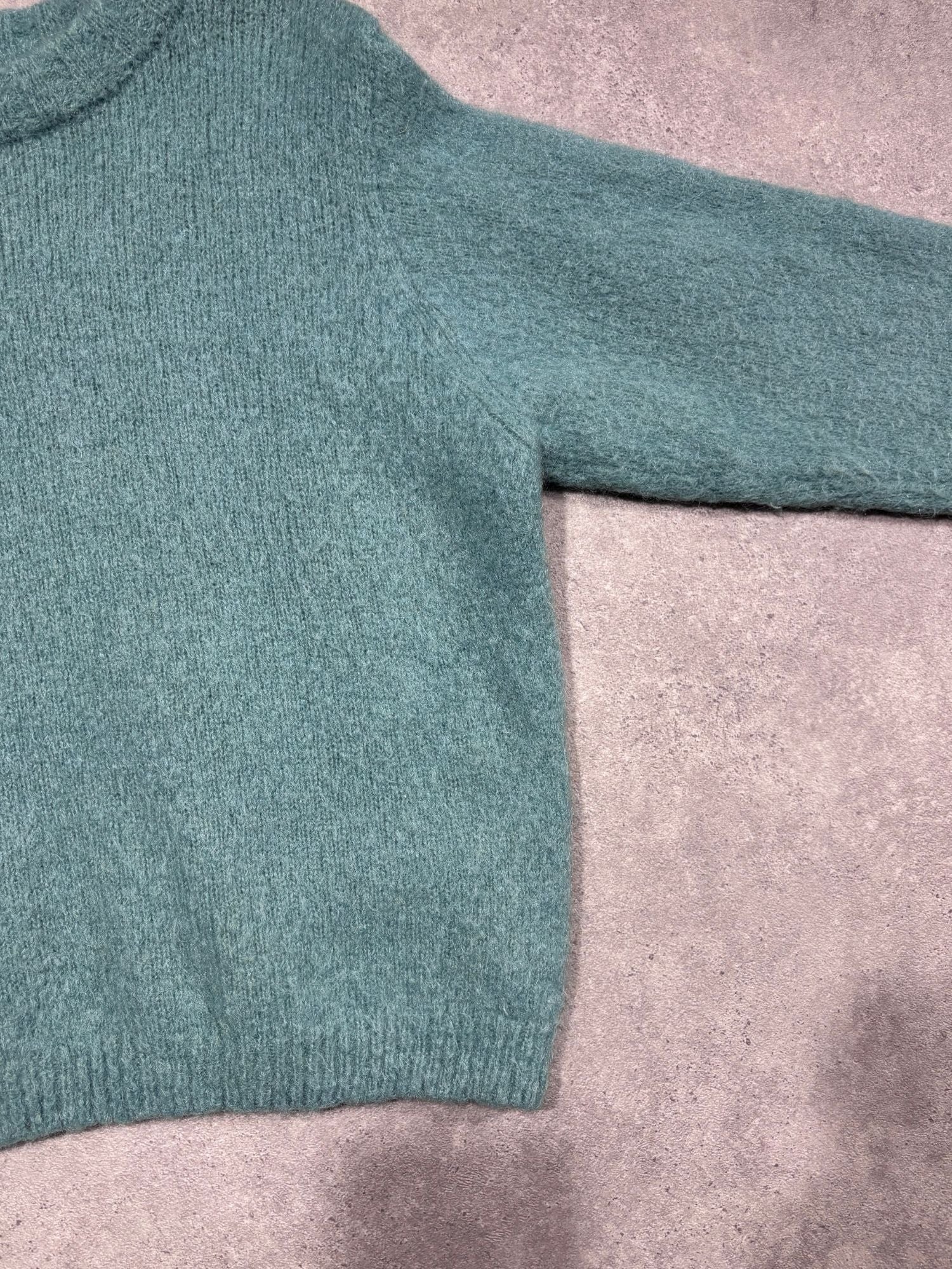 Pull vert en mohair American Vintage (M femme)