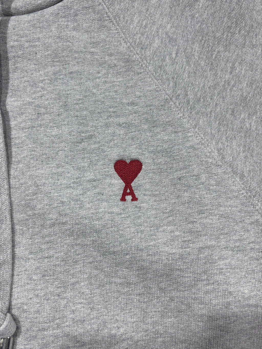 Sweat à capuche gris AMI Paris (L)