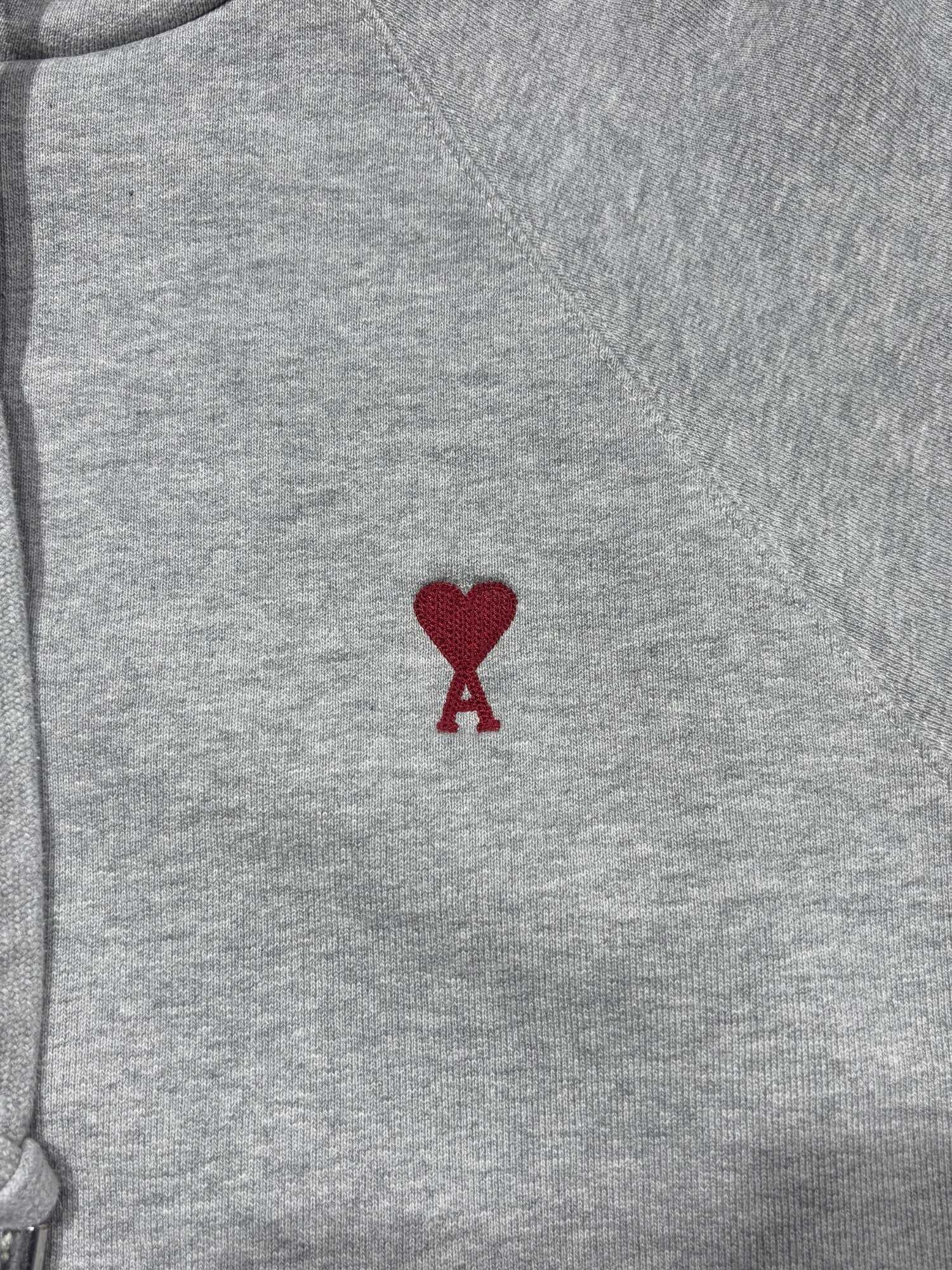 Sweat à capuche gris AMI Paris (L)