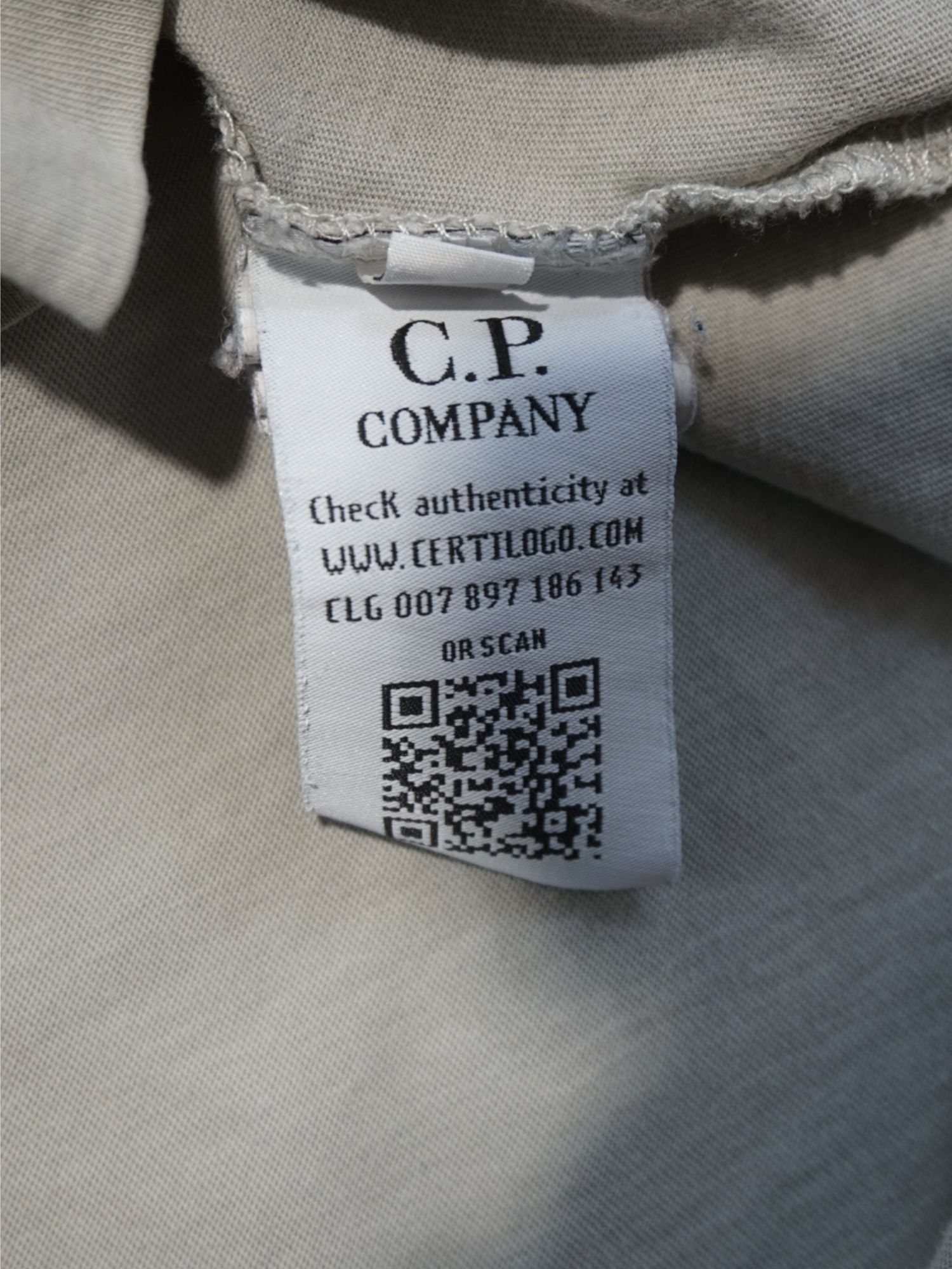 T-shirt CP Company gris/beige (M/L)