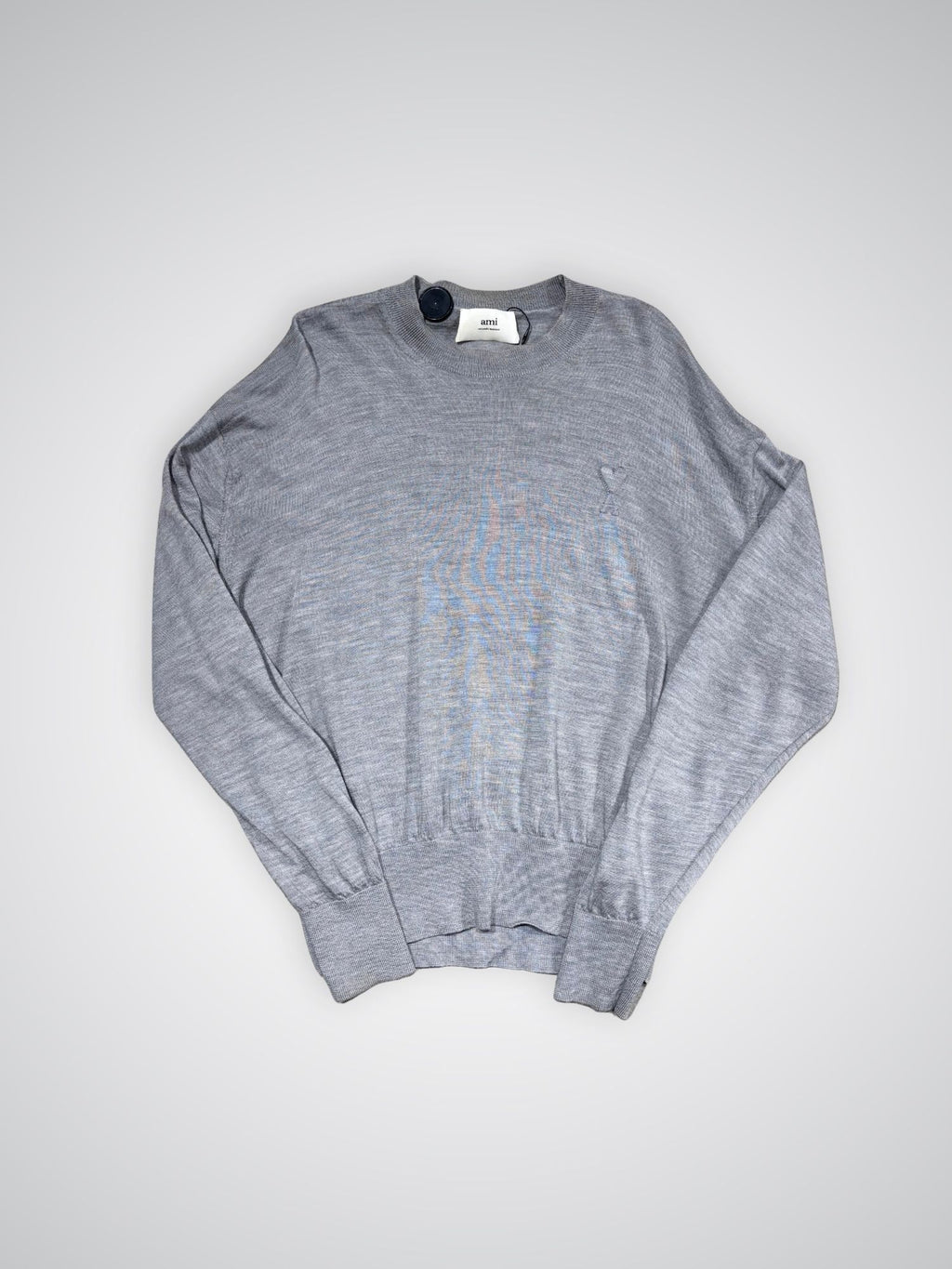 Pull fin gris AMI Paris (M)