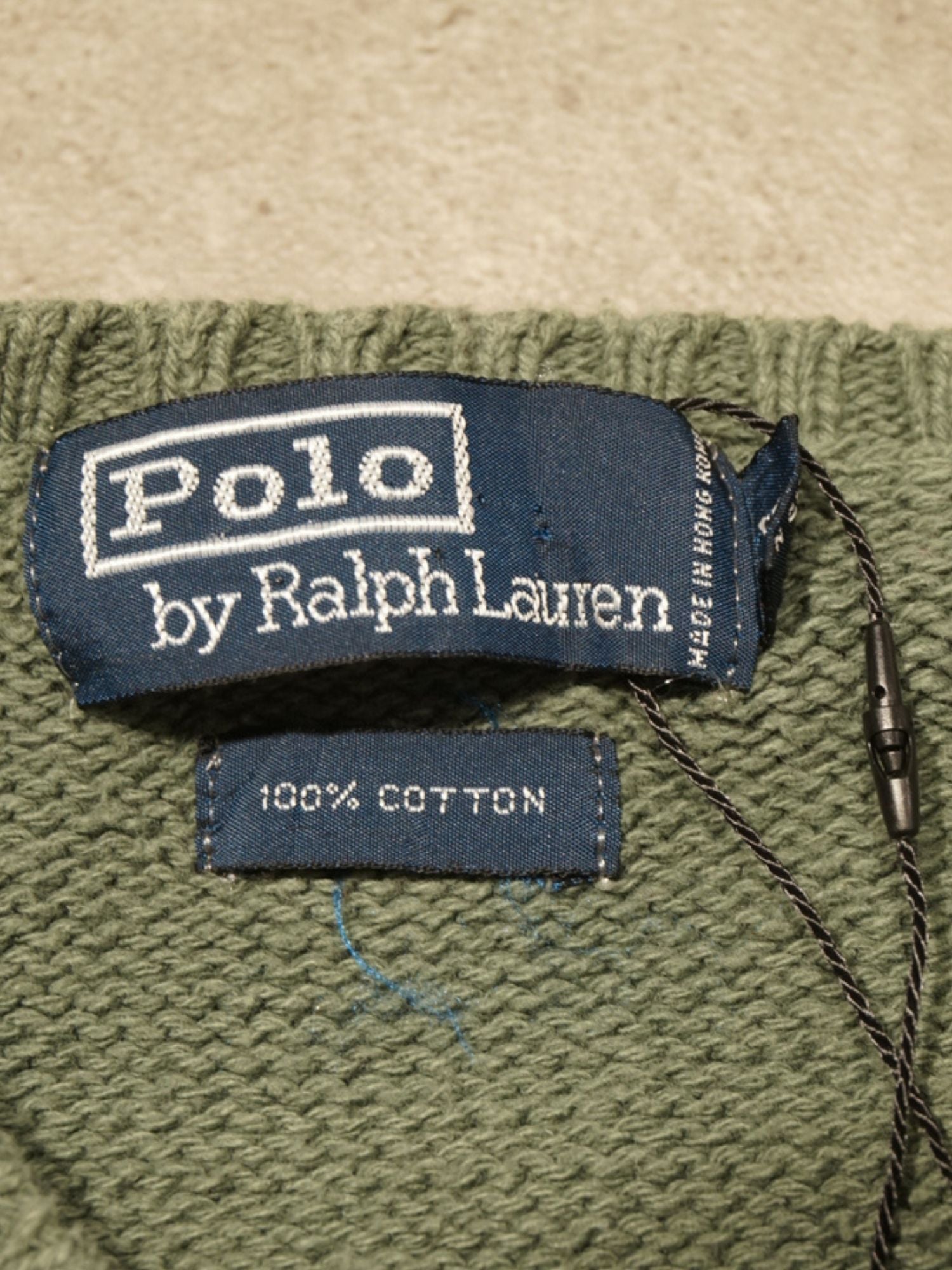Pull sans manche vert Ralph Lauren (XL)