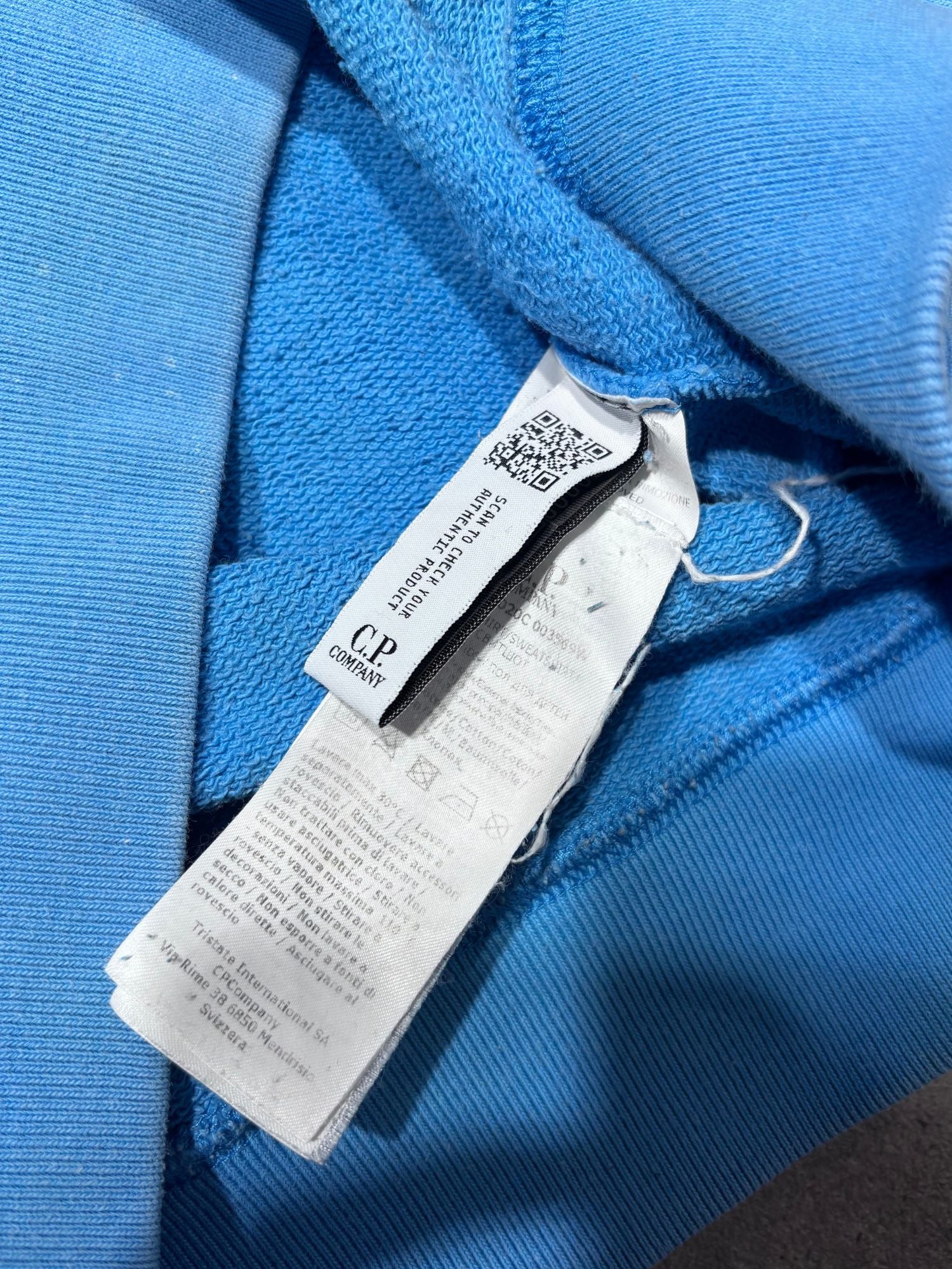 Sweat CP Company bleu (14 ans - S)