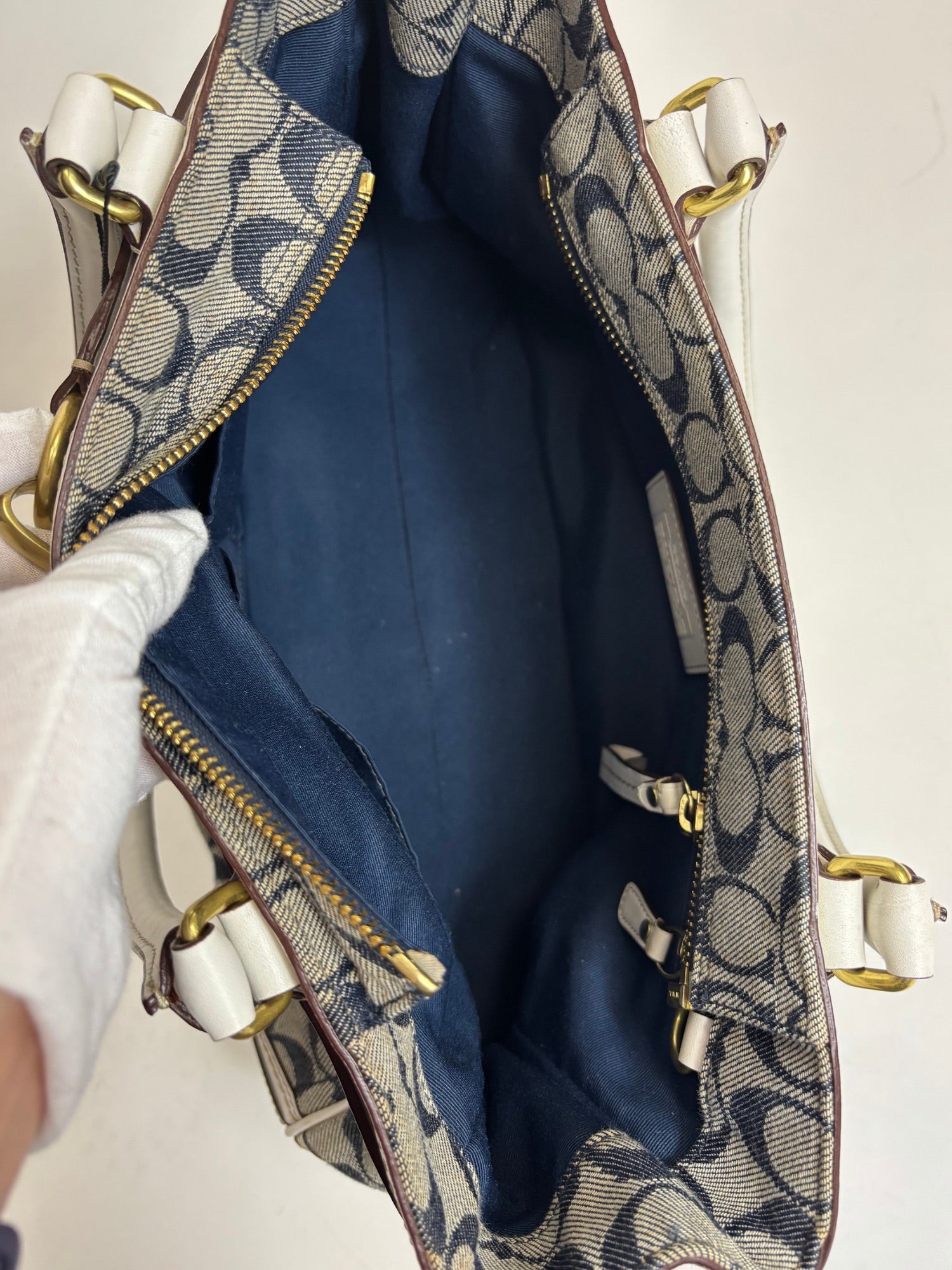 Sac Coach monogramme vintage