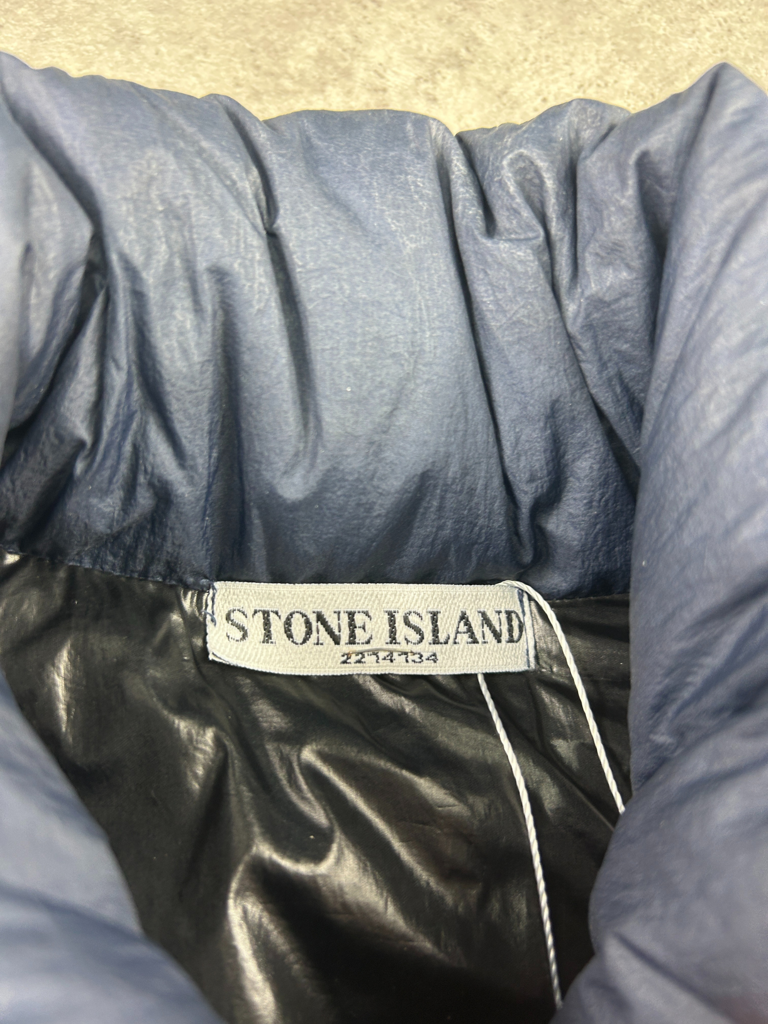 Doudoune Stone Island bleu marine (M)