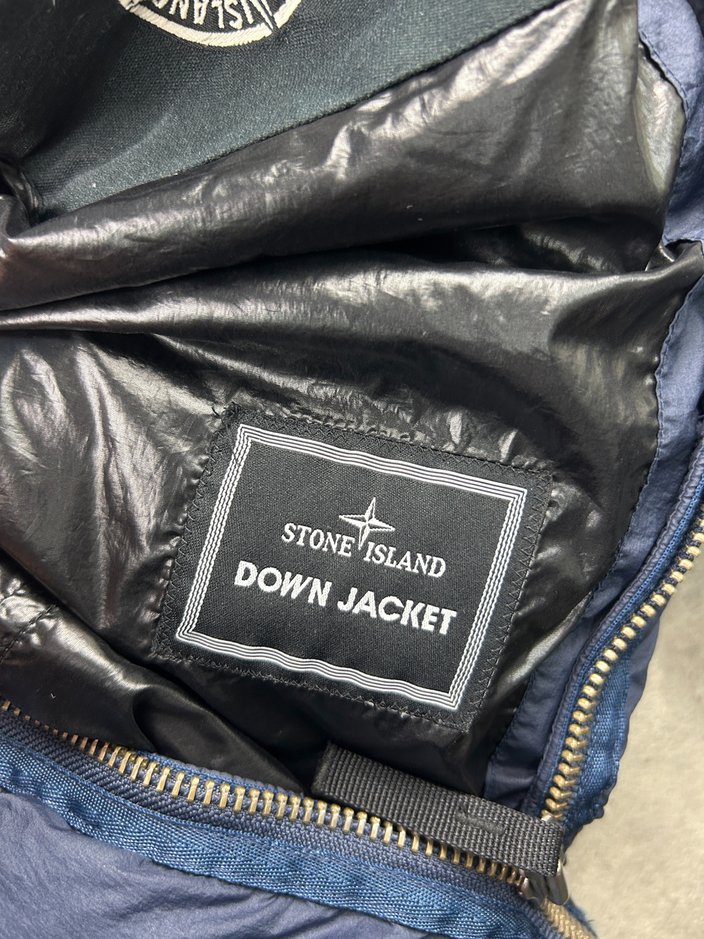 Doudoune Stone Island bleu marine (M)