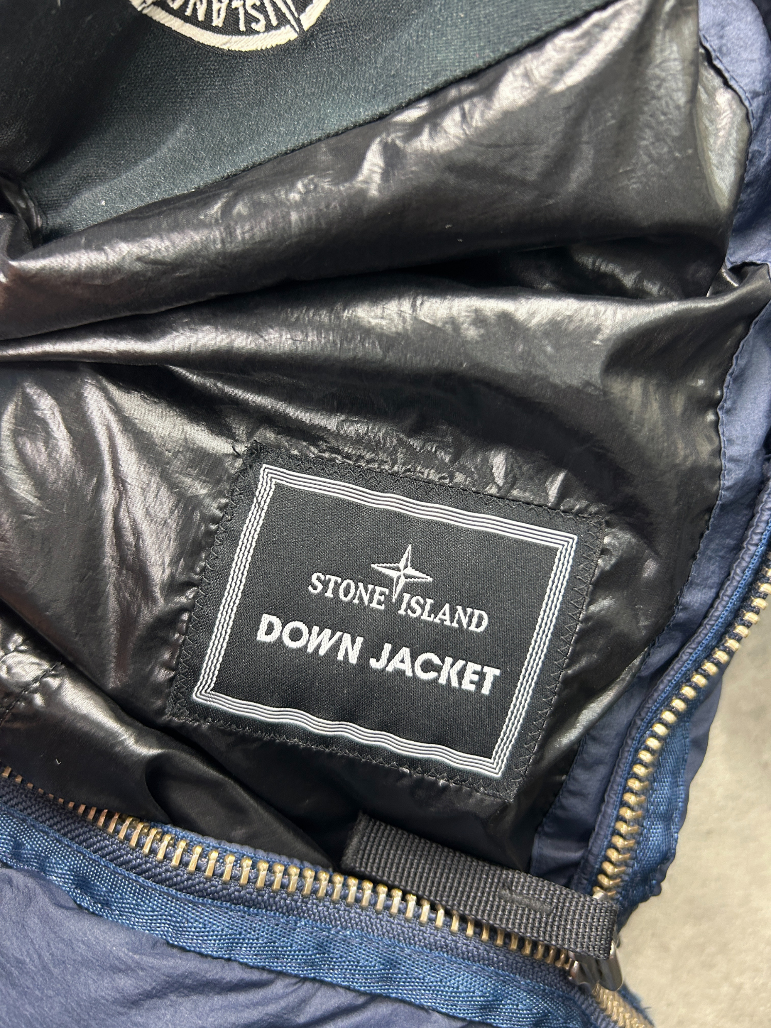 Doudoune Stone Island bleu marine (M)