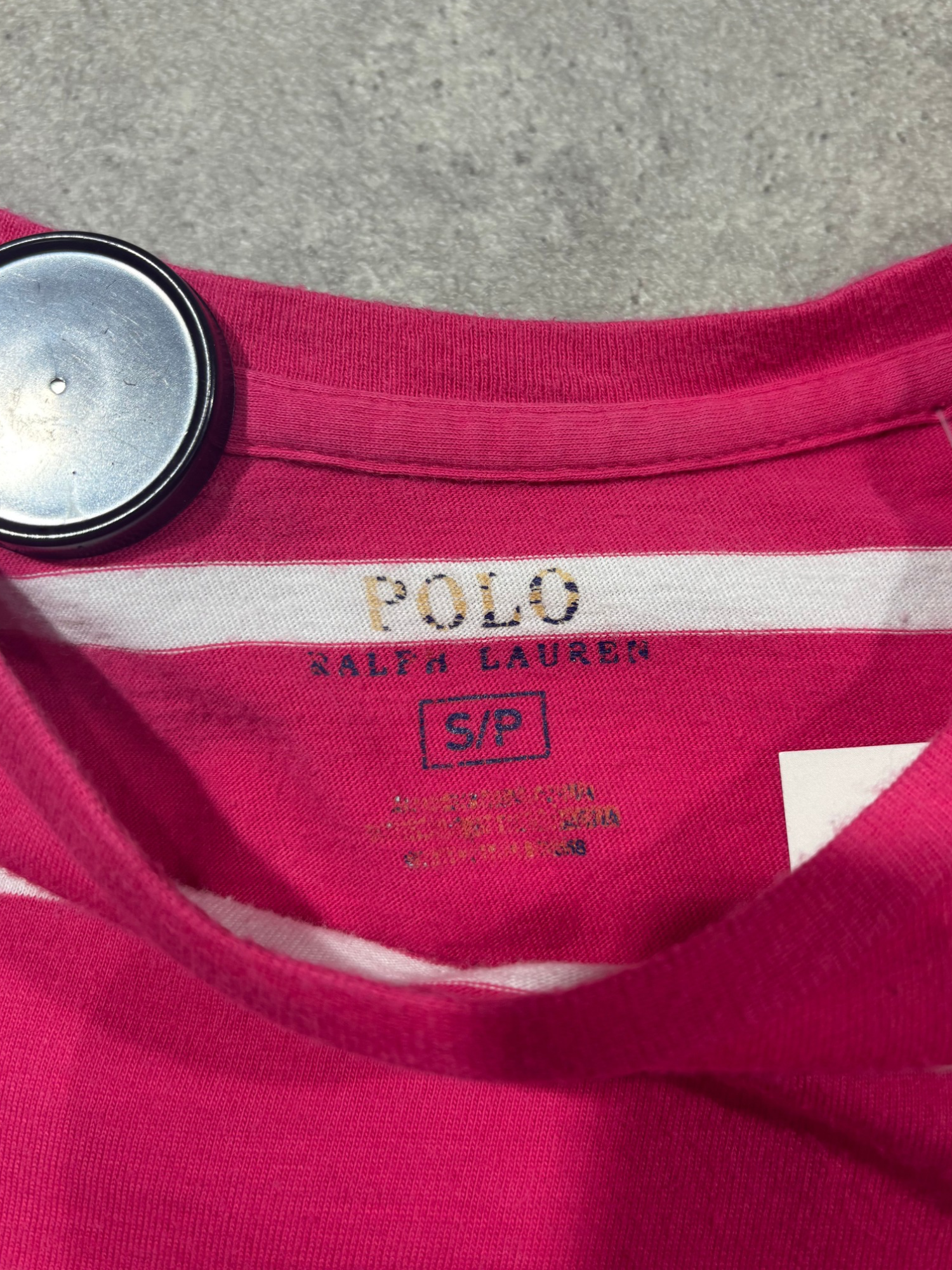 T-shirt à rayures Ralph Lauren (S femme)