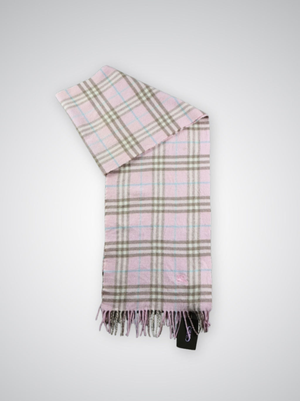 Écharpe Burberry rose motif Check