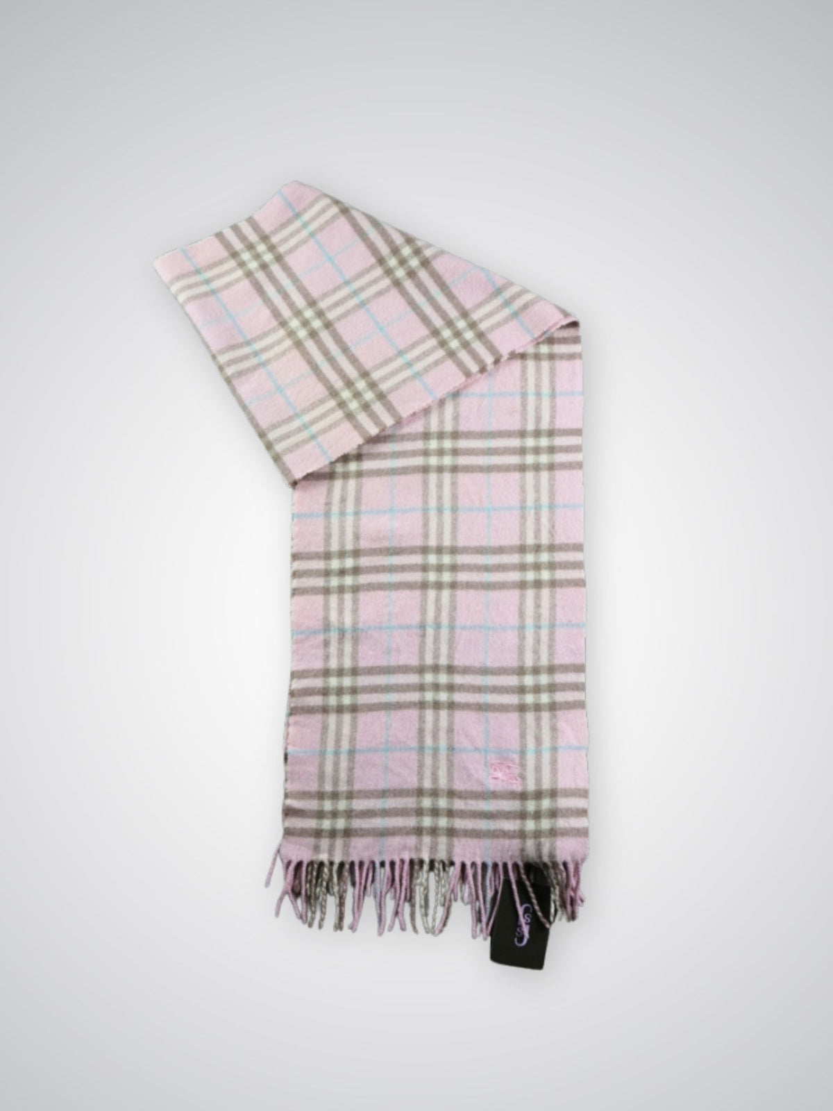 Écharpe Burberry rose motif Check