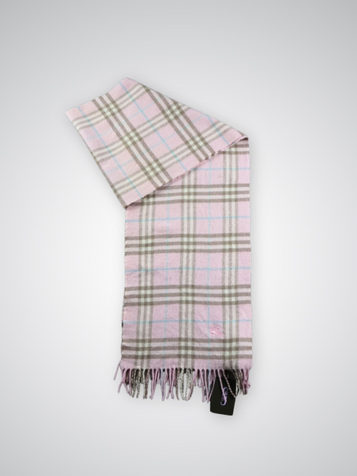 Écharpe Burberry rose motif Check