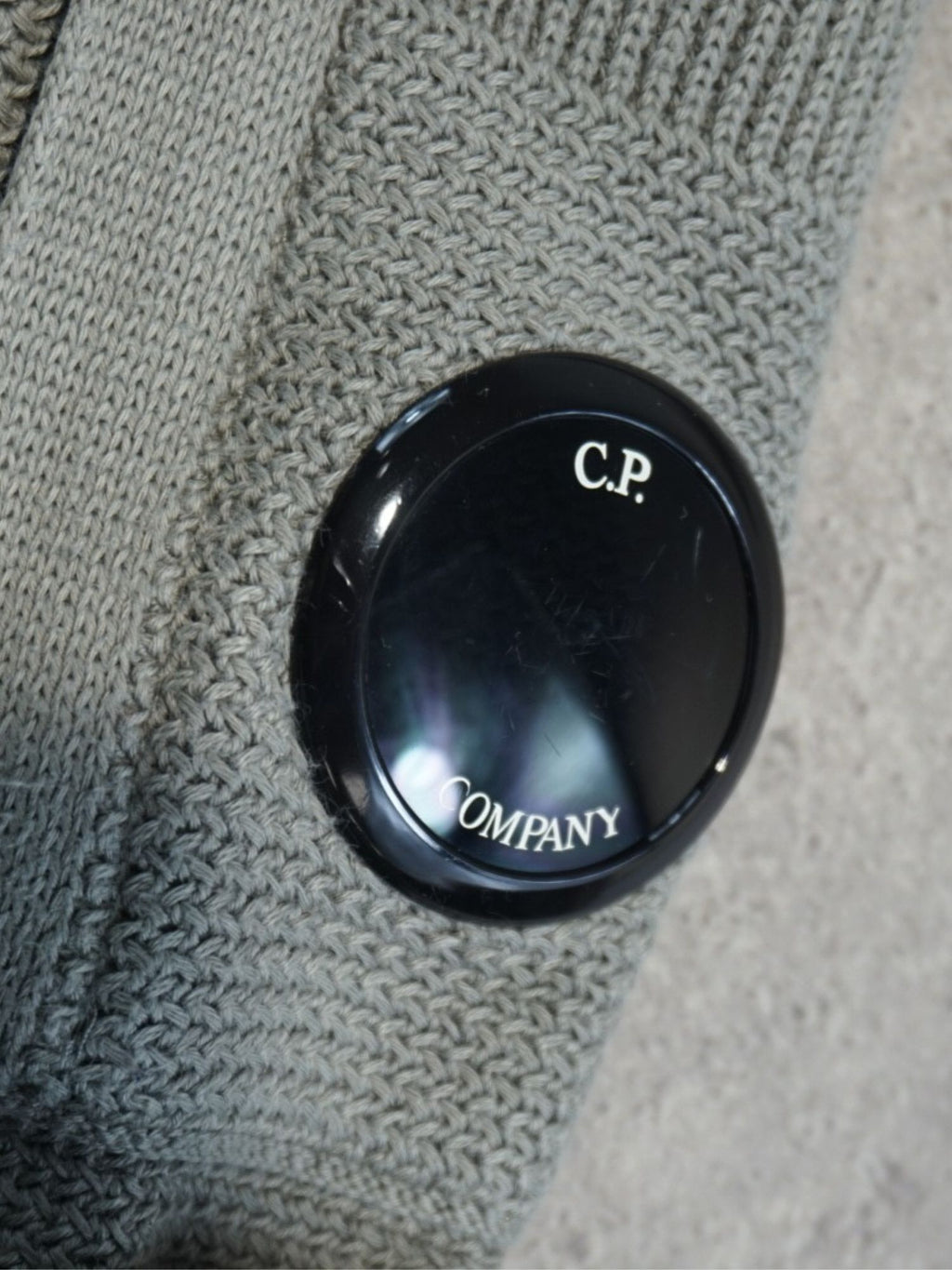 Pull en maille CP Company gris (M)