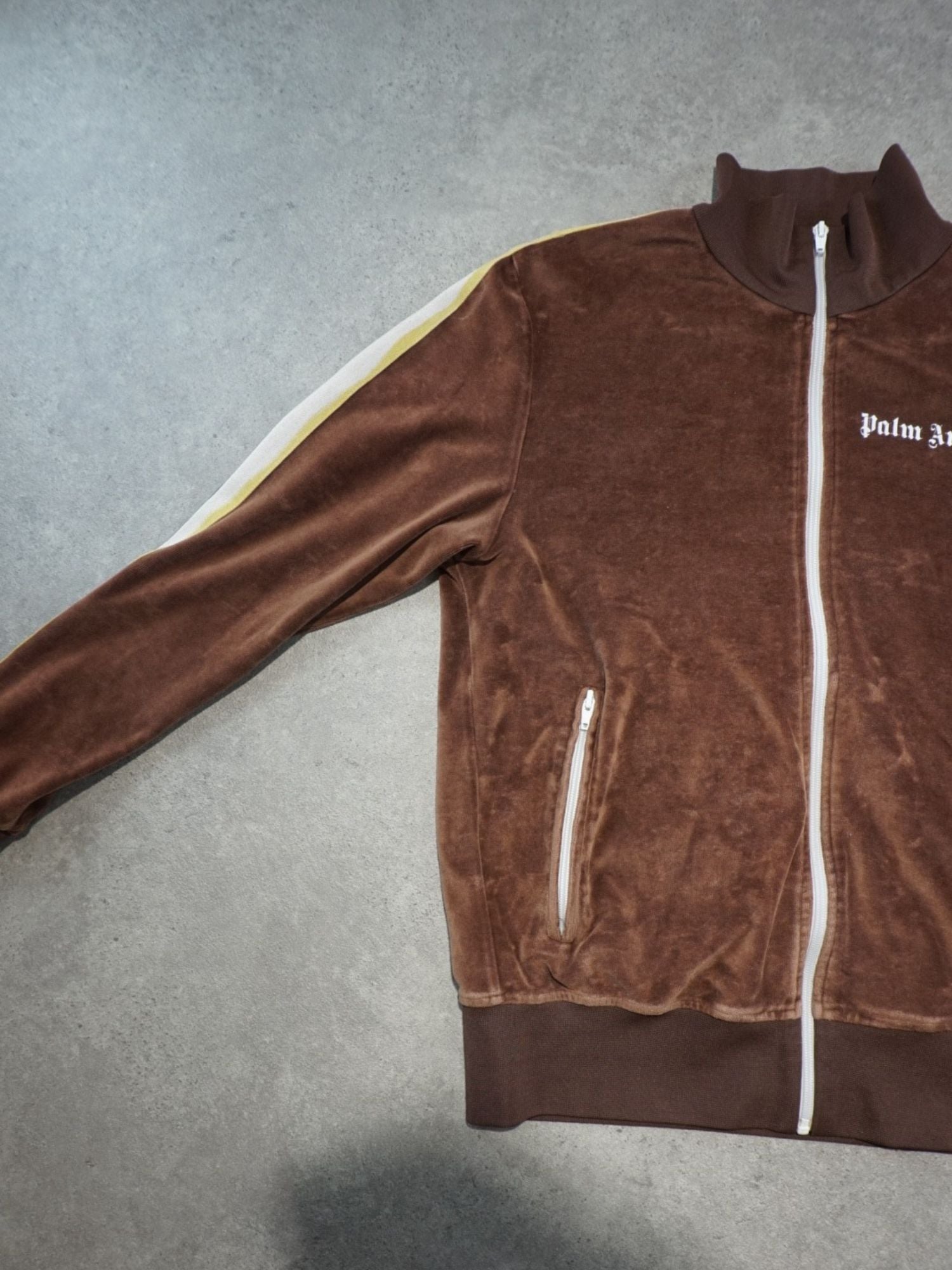 Gilet doux marron Palm Angels