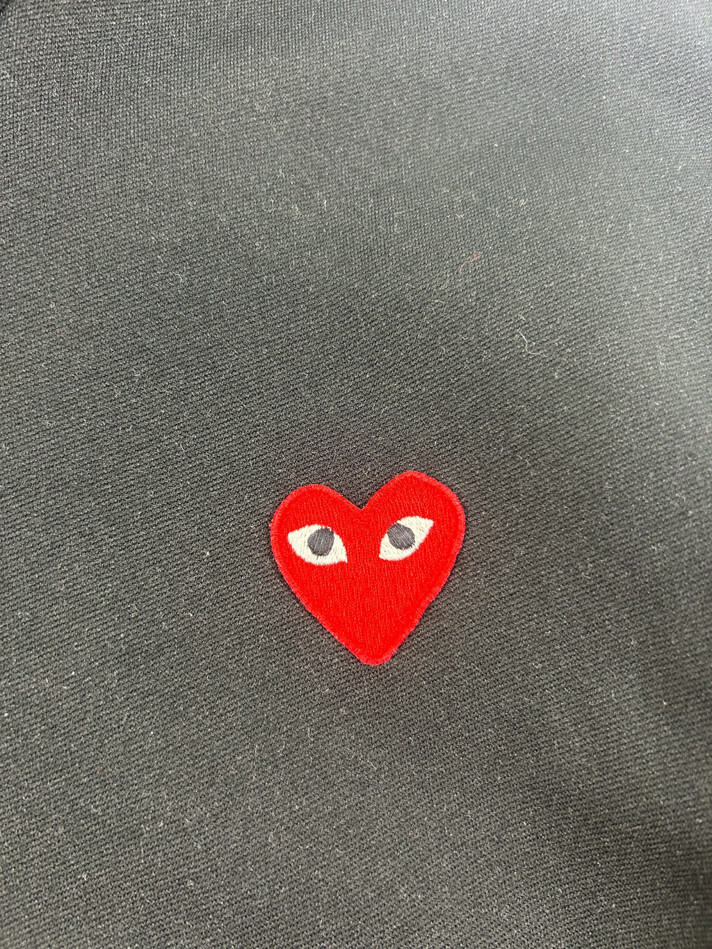 Sweat à capuche Comme des garçons noir (S)