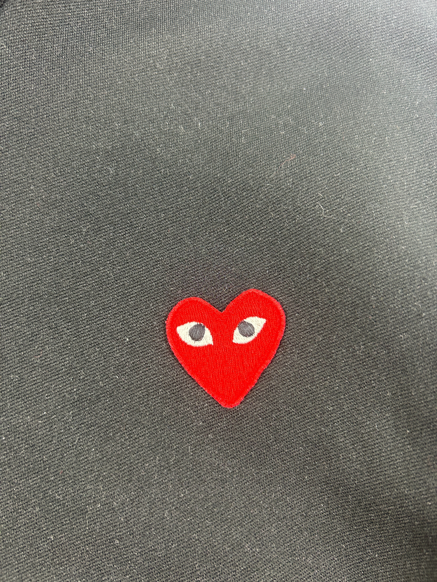 Sweat à capuche Comme des garçons noir (S)