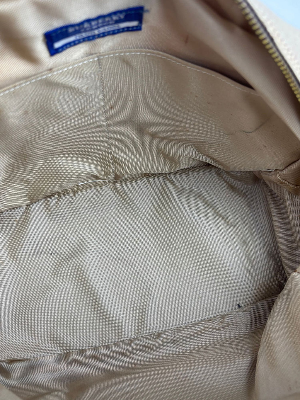 Sac Boston Burberry blue label