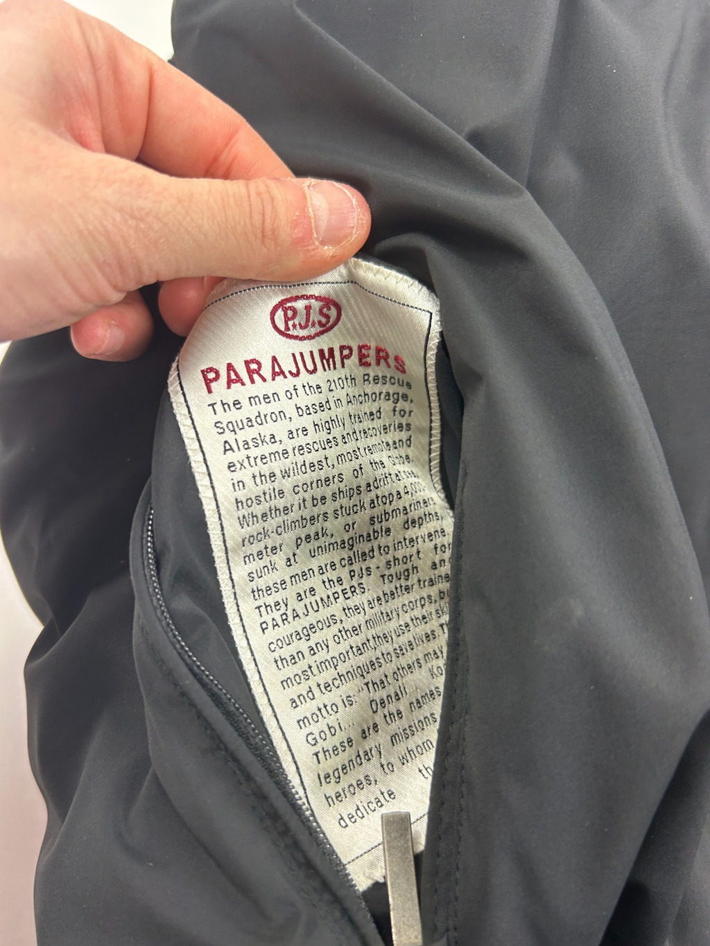 Manteau réversible Parajumpers PJS noir (XL)