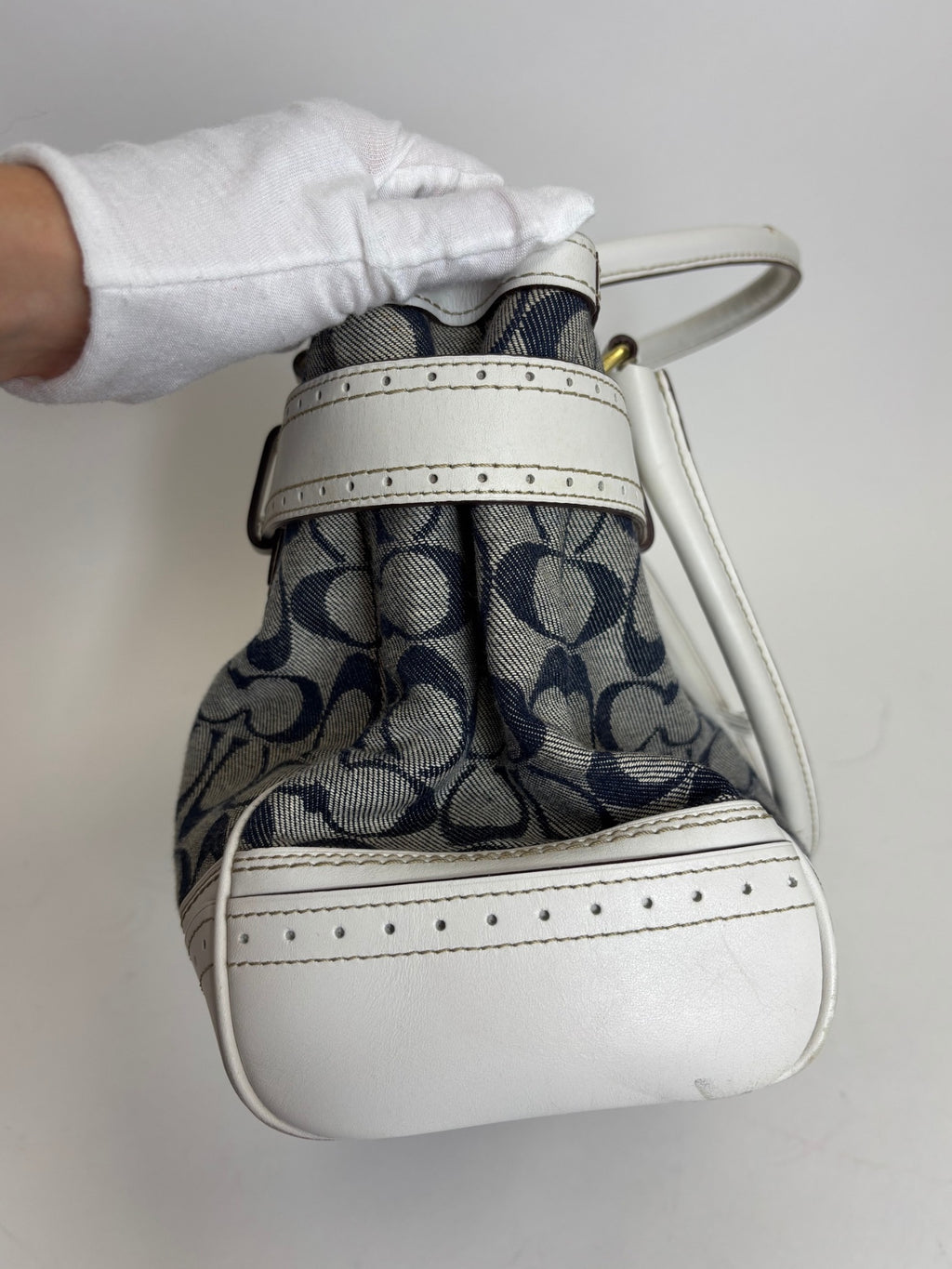 Sac Coach monogramme vintage