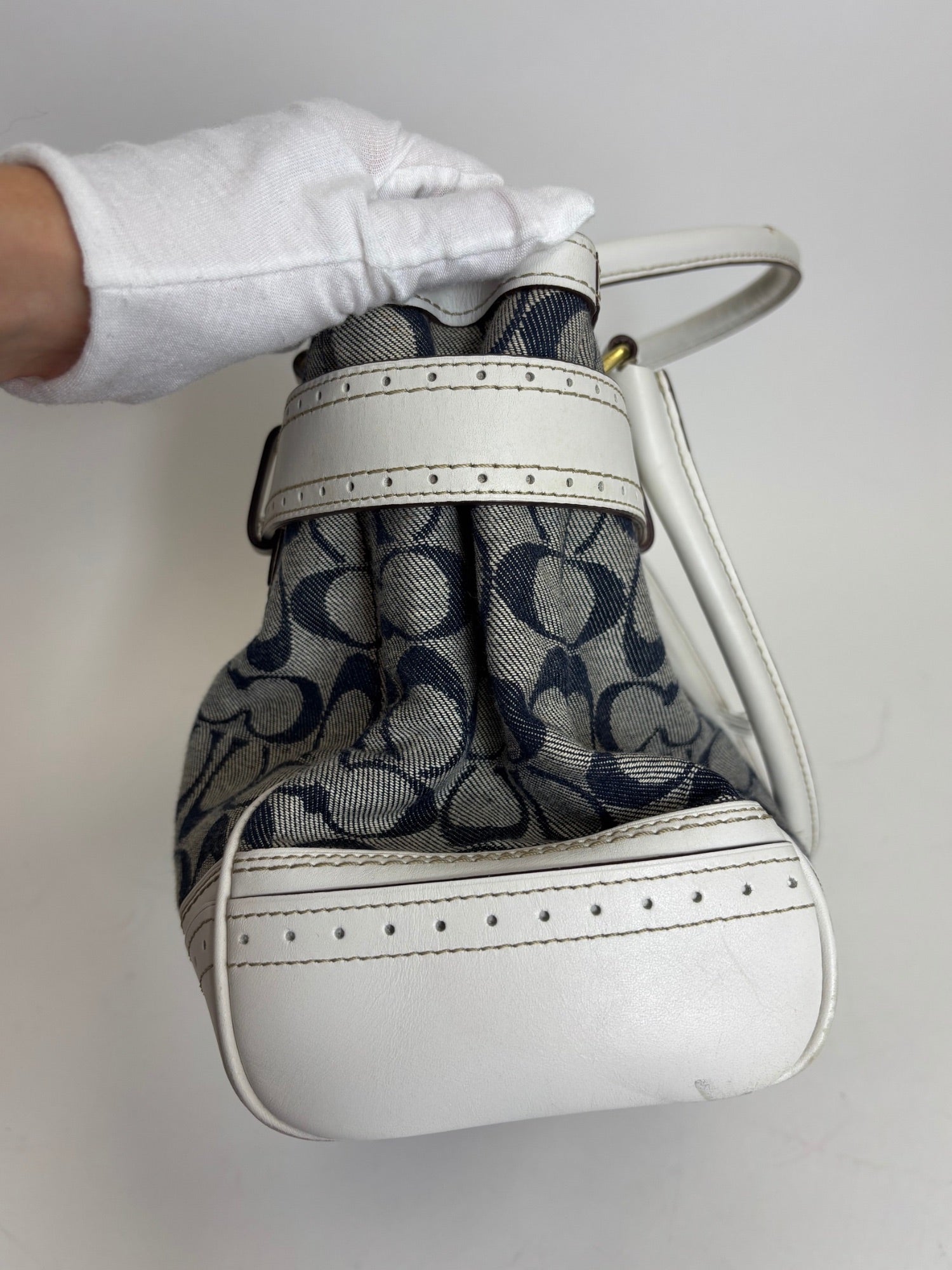 Sac Coach monogramme vintage