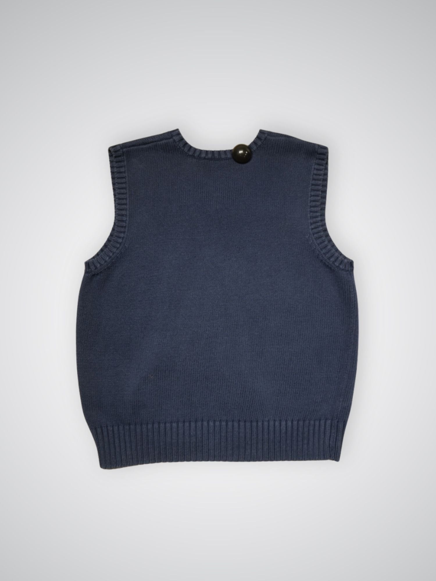 Pull sans manche Ralph Lauren bleu marine (M femme)