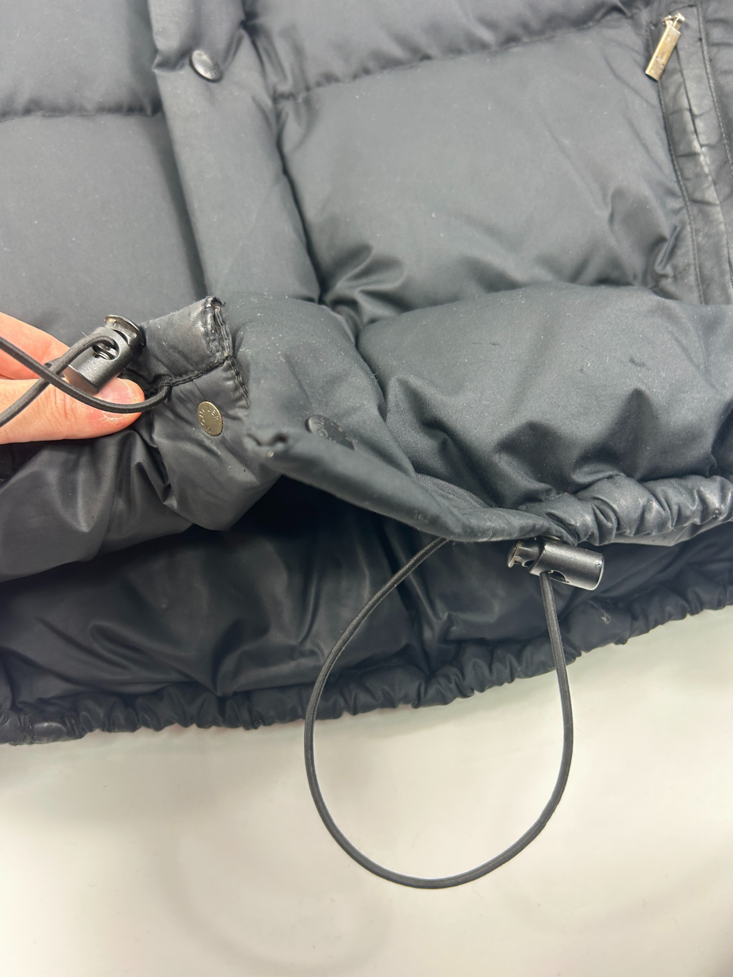 Doudoune Moncler noir vintage (L)
