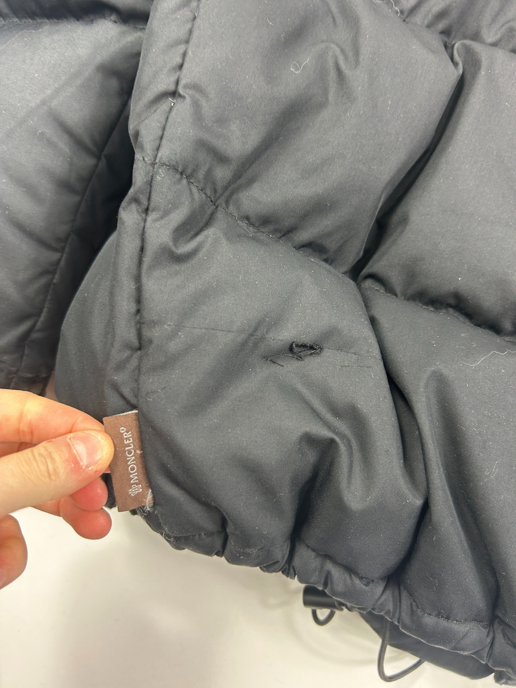 Doudoune Moncler noir vintage (L)
