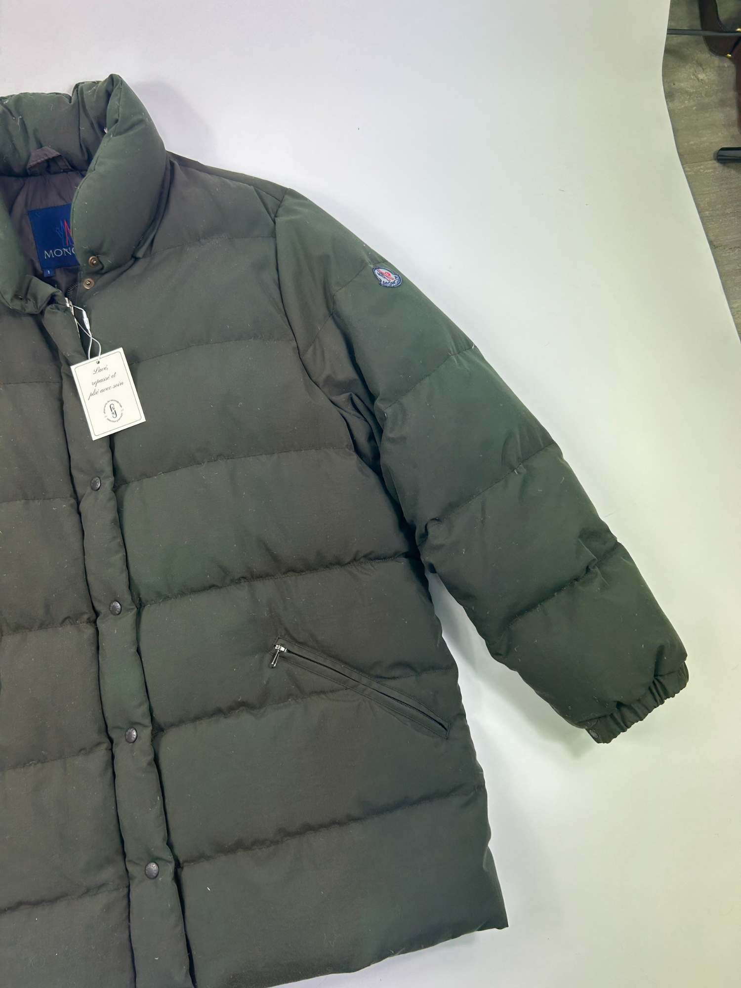 Doudoune Moncler kaki vintage (S-M)