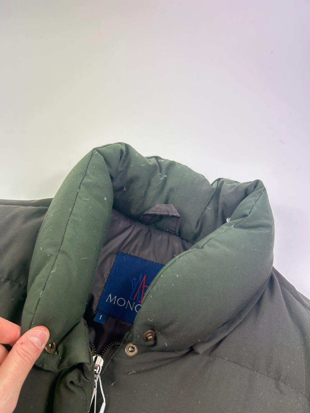 Doudoune Moncler kaki vintage (S-M)