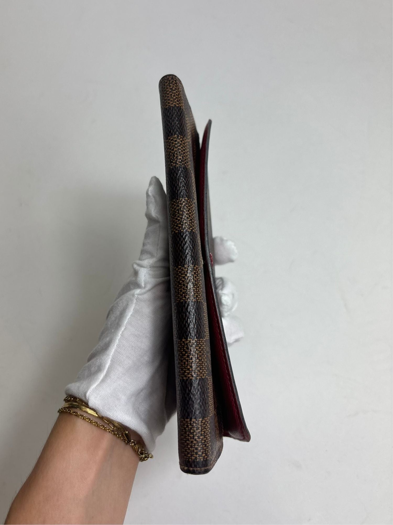 Portefeuille Émilie Damier Ébène Louis Vuitton
