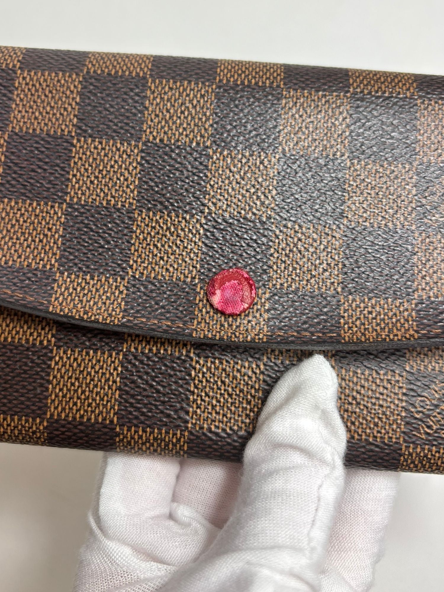 Portefeuille Émilie Damier Ébène Louis Vuitton